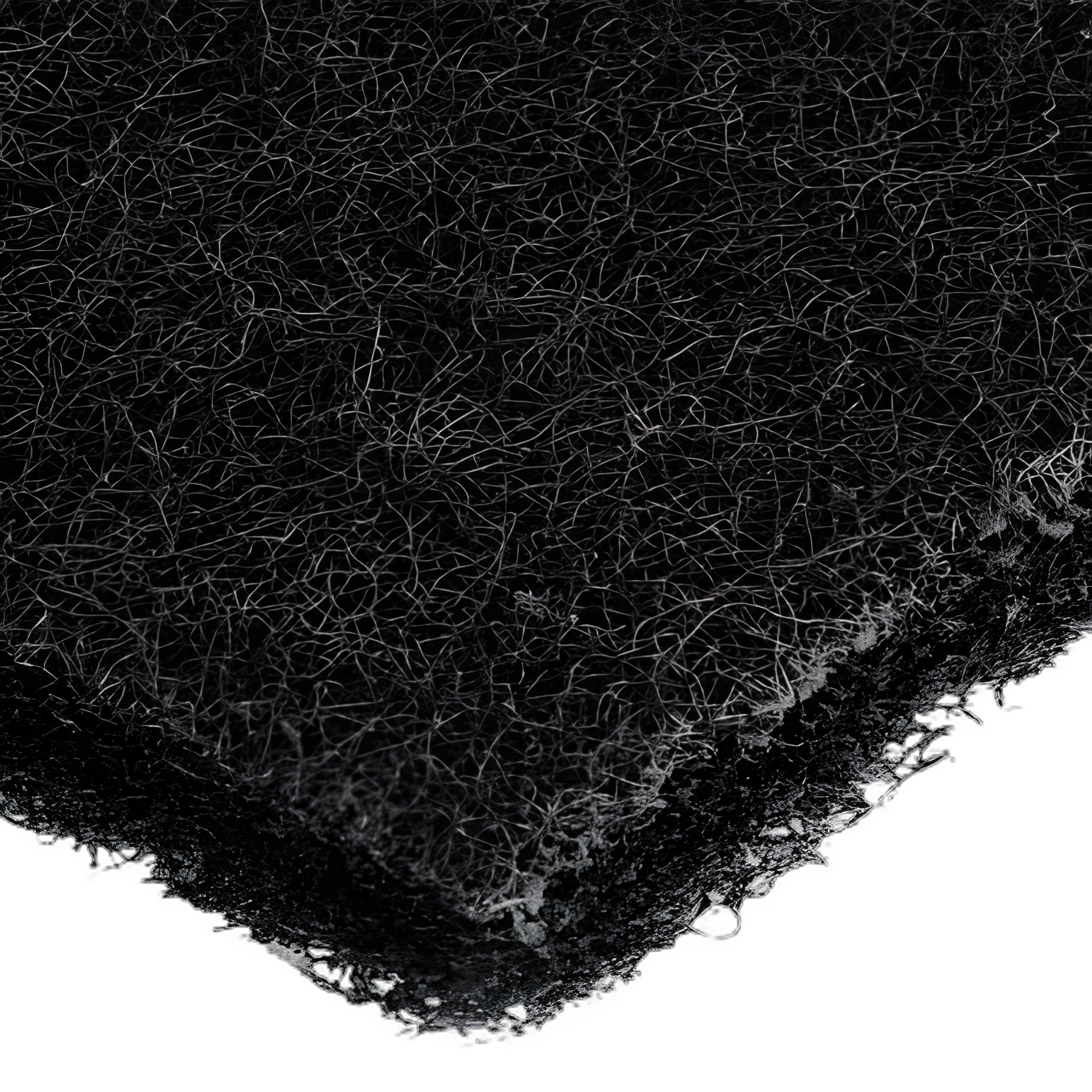 Reusable Black Scrub Pad 4x10 Inch - Medical Housekeeping