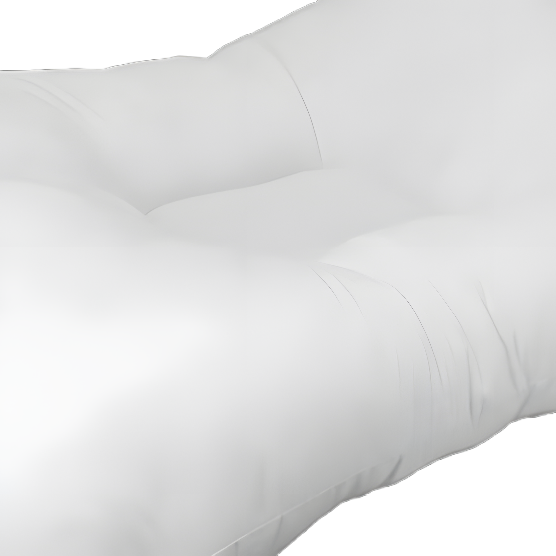 Cervical Pillow Roscoe Medical Soft 16 X 23 Inch White