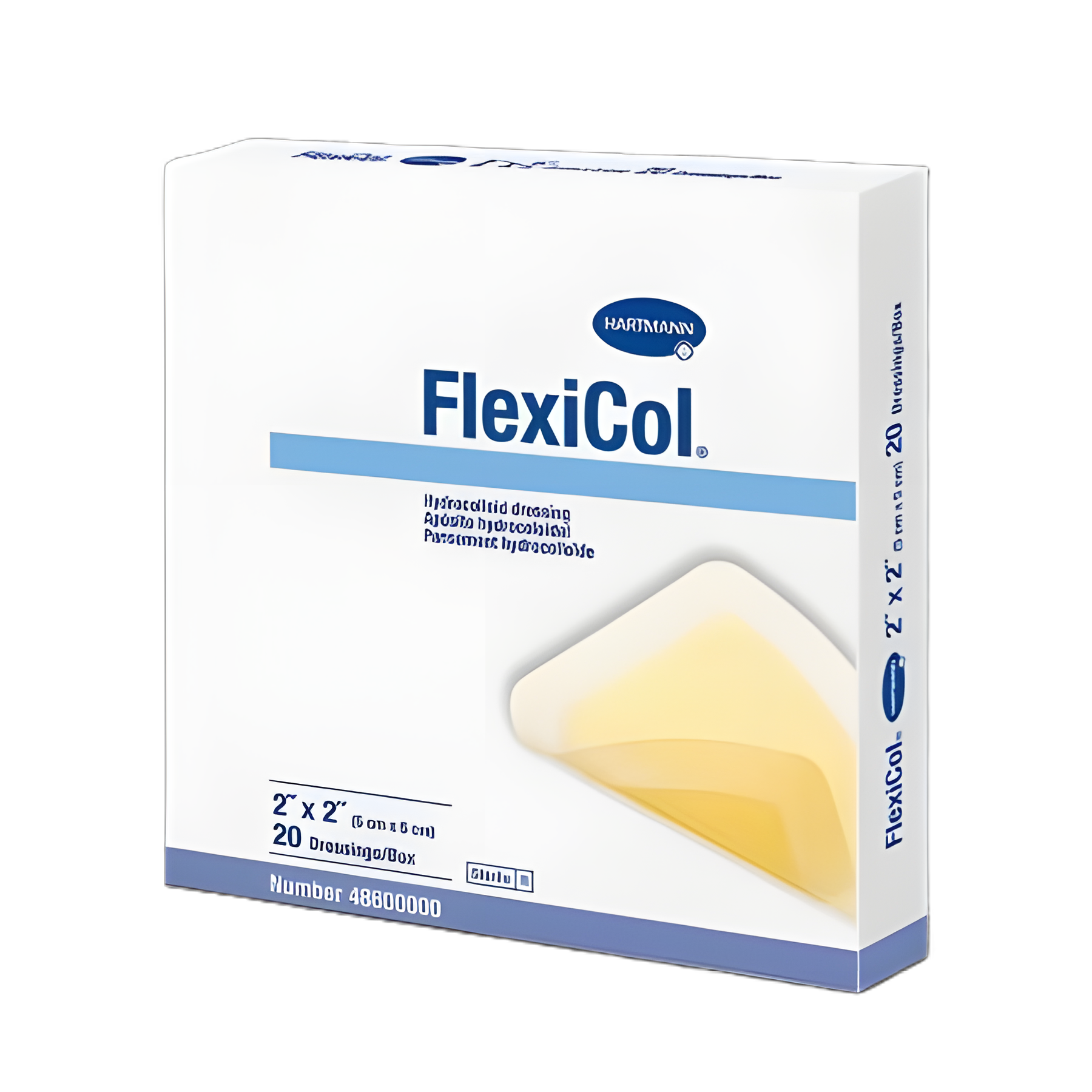 Hydrocolloid Dressing FlexiCol® 2 X 2 Inch Square