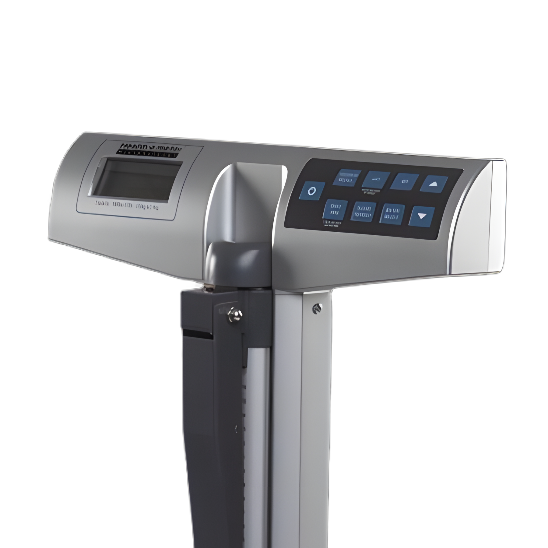 Column Scale with Height Rod Health O Meter® Digital Display 660 lbs/ 300 kg Black / Gray AC Adapter / Battery Operated