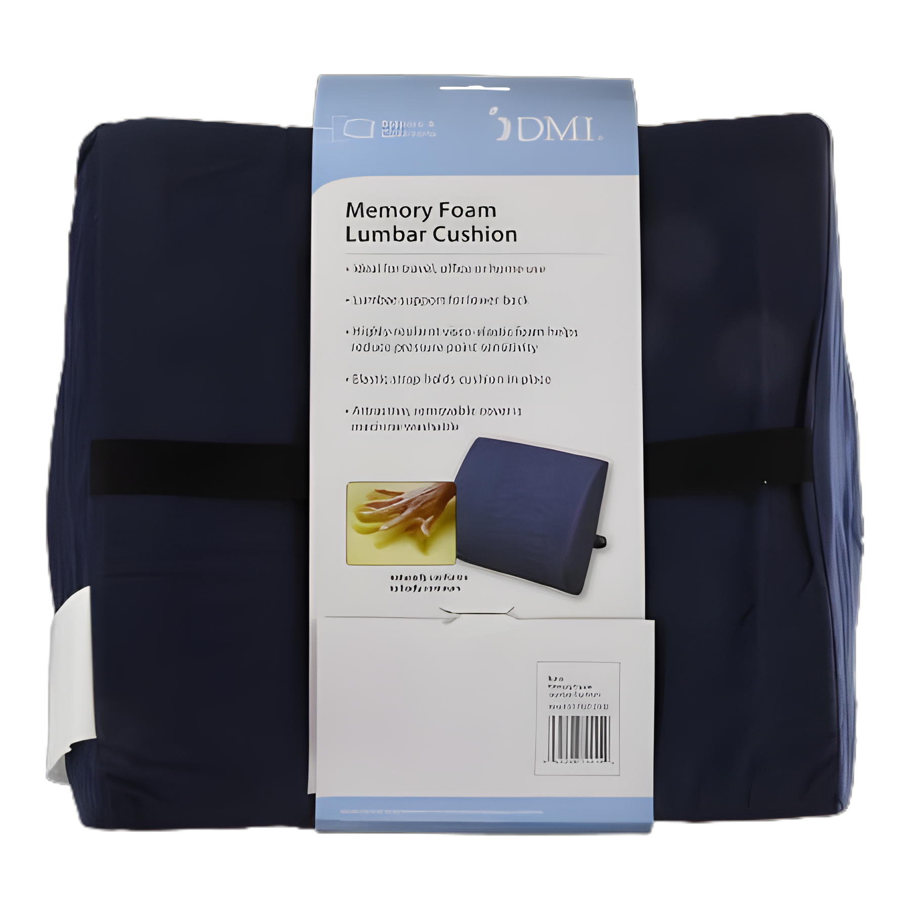 Lumbar Seat Cushion DMI® 10-3/4 X 2.38 Inch Foam