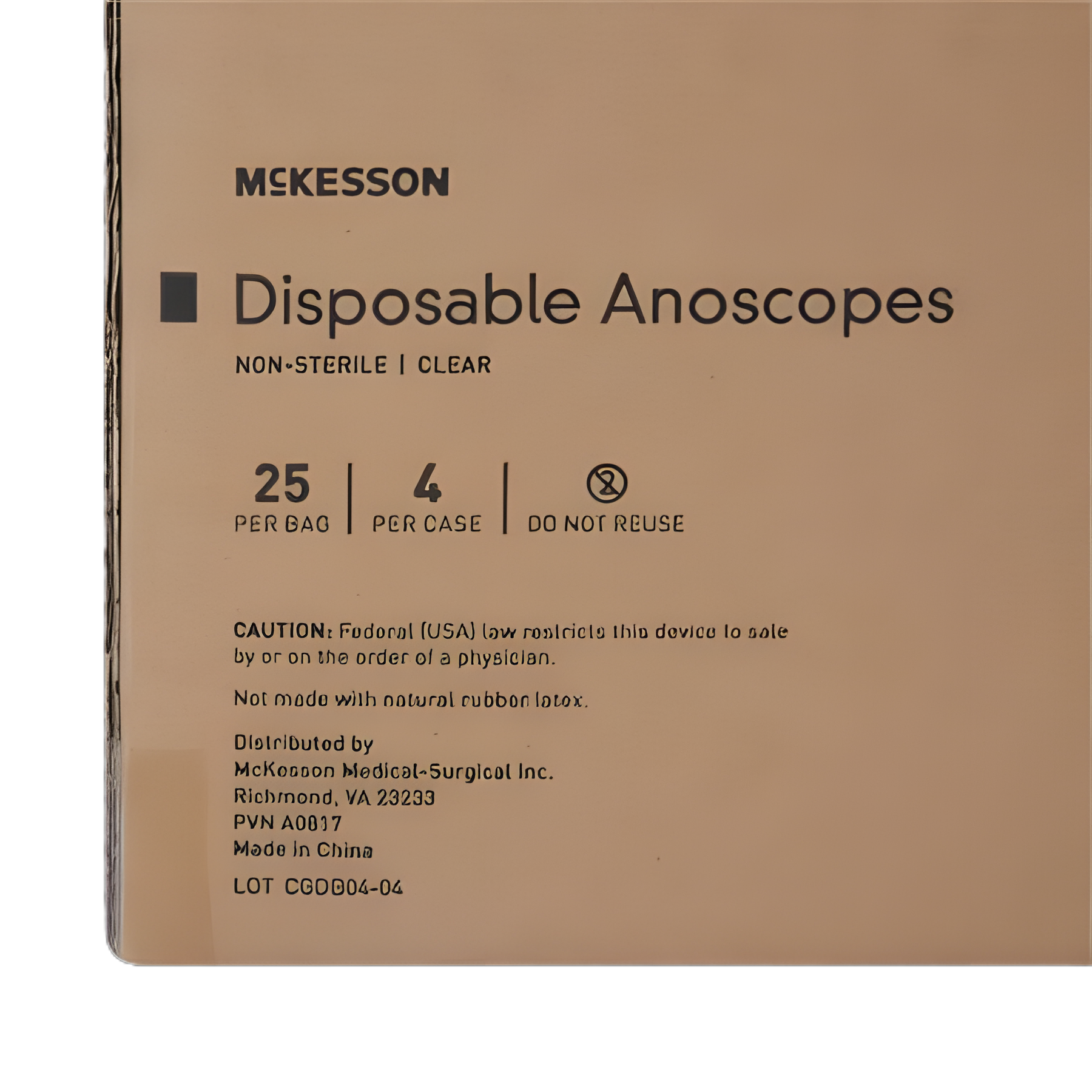 McKesson Disposable Anoscope 18mm - Latex-Free