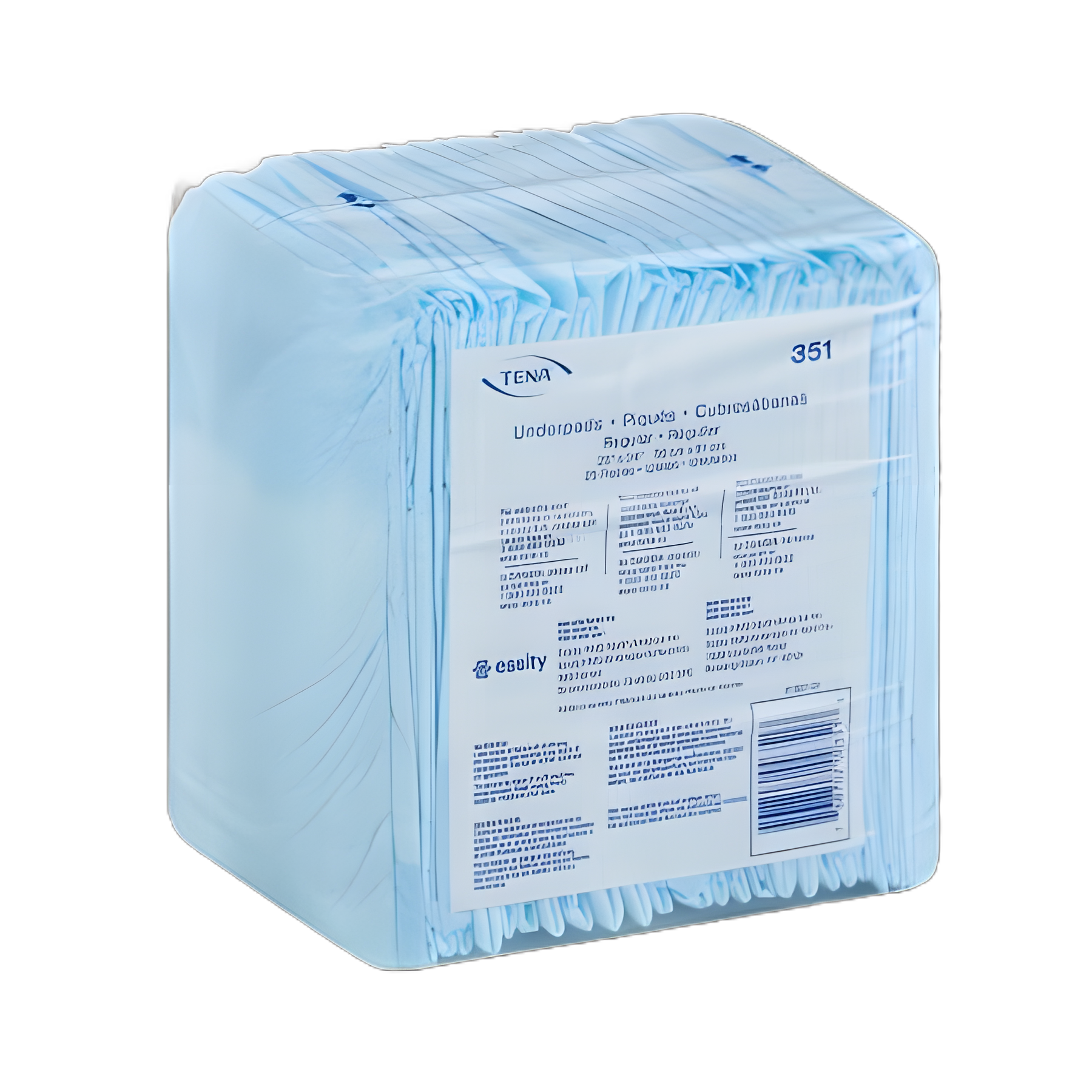 Disposable Underpad TENA® Regular 23 X 24 Inch Fluff Light Absorbency
