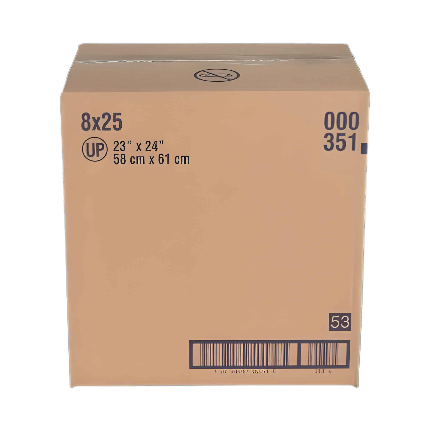 Disposable Underpad TENA® Regular 23 X 24 Inch Fluff Light Absorbency