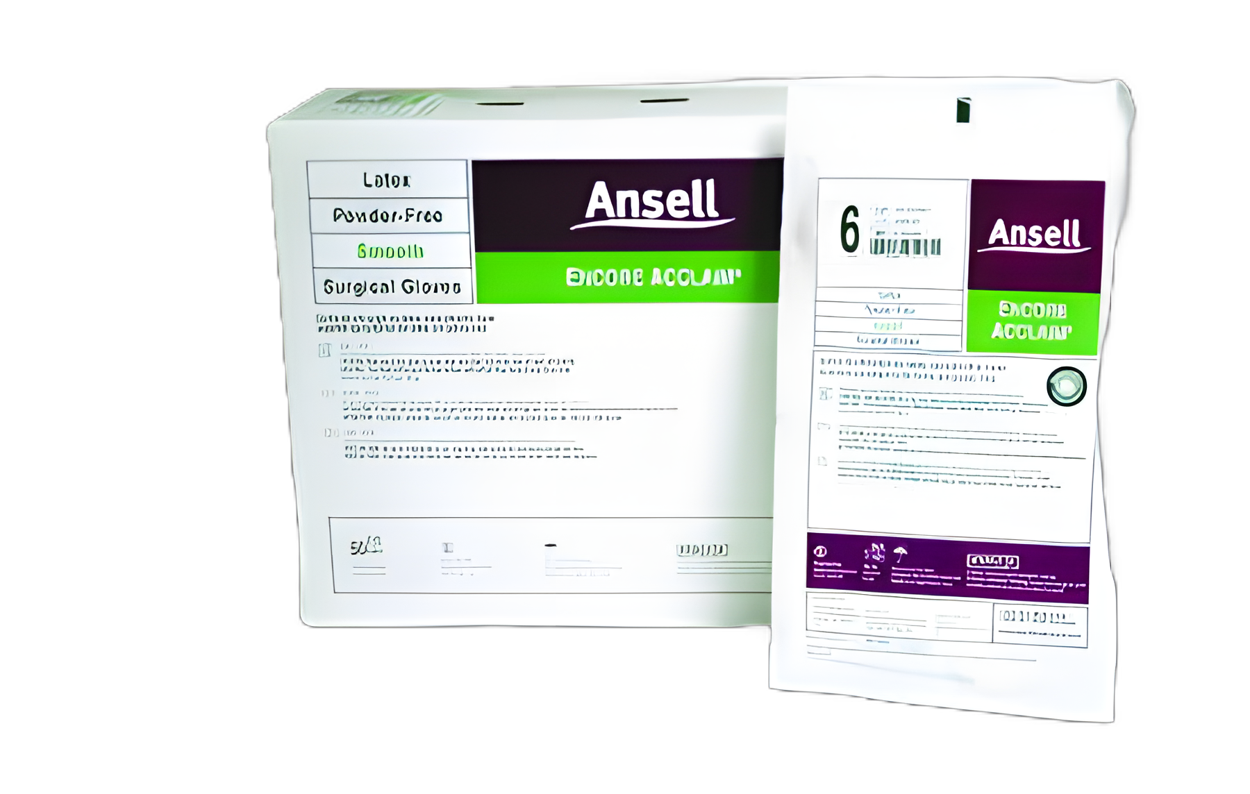 Surgical Glove ENCORE® Latex Acclaim Size 6 Sterile Latex Standard Cuff Length Micro-Textured Ivory Chemo Tested