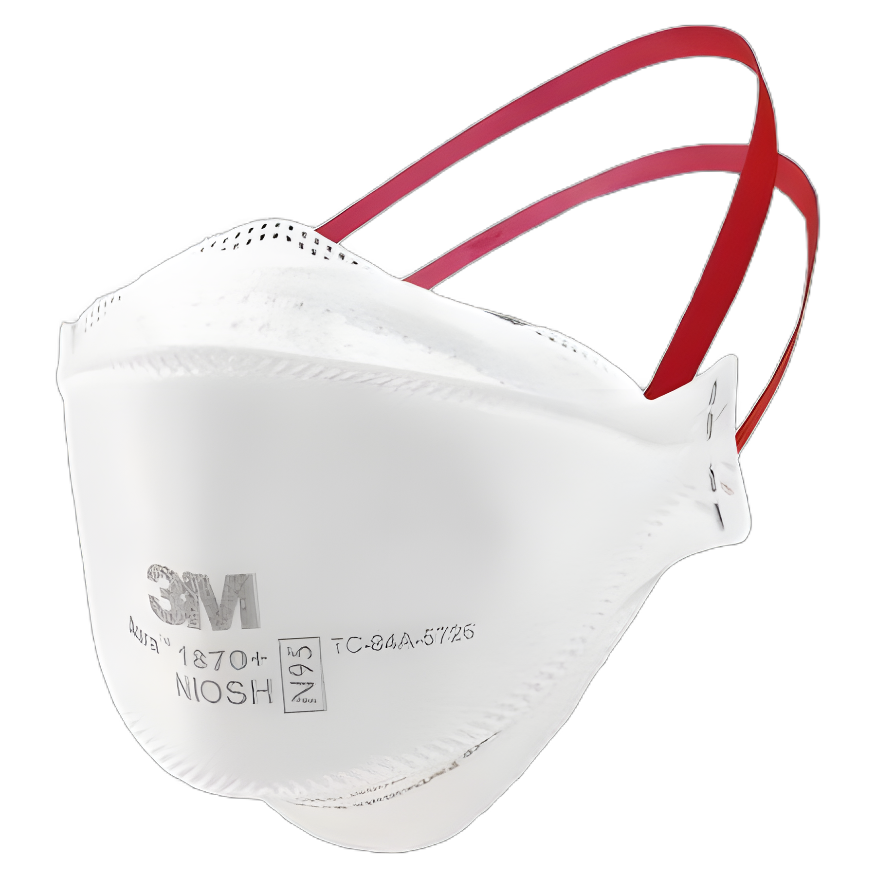 Particulate Respirator Mask 3M™ Aura™ Medical N95 Flat Fold Elastic Strap One Size Fits Most White NonSterile ASTM F1862 Adult