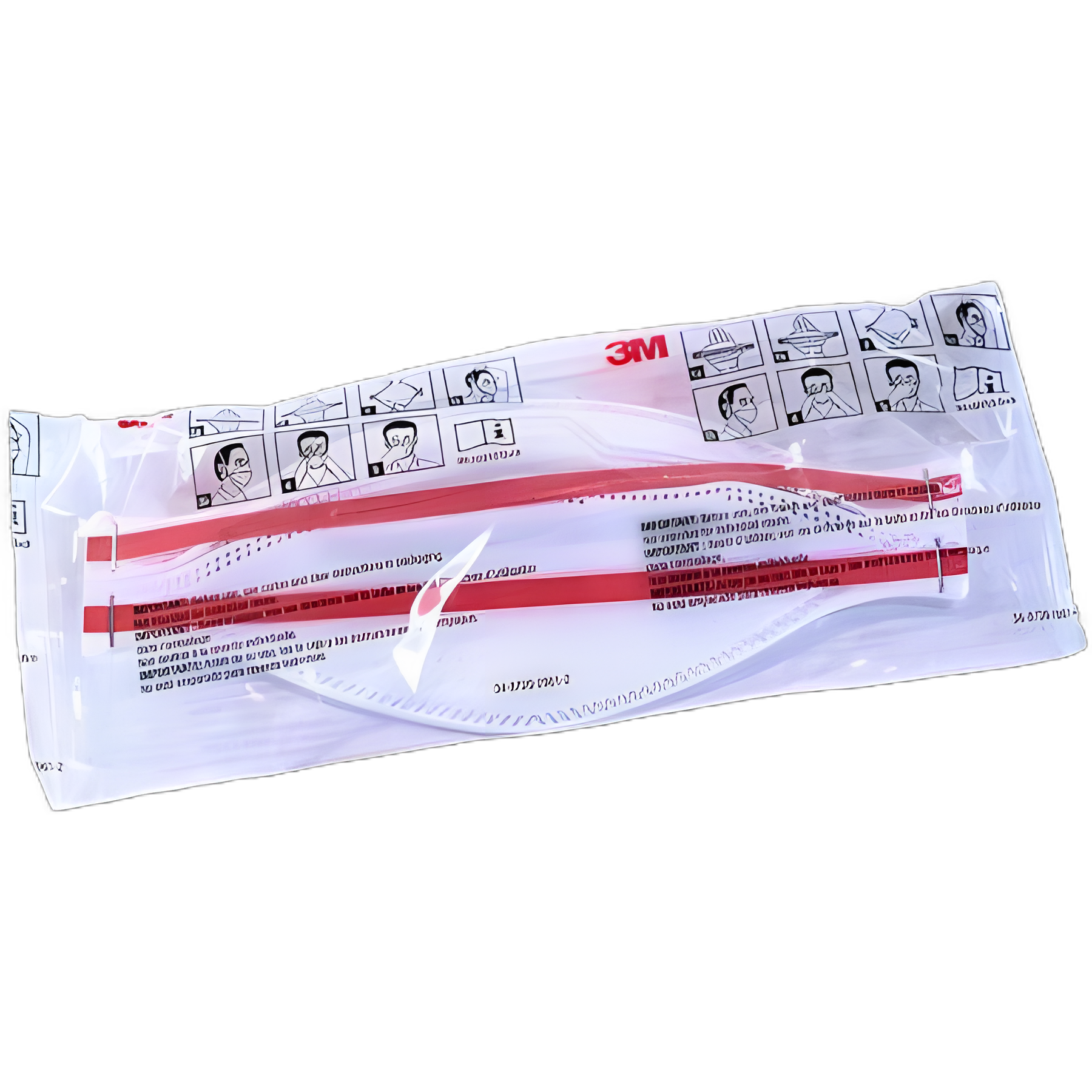 Particulate Respirator Mask 3M™ Aura™ Medical N95 Flat Fold Elastic Strap One Size Fits Most White NonSterile ASTM F1862 Adult