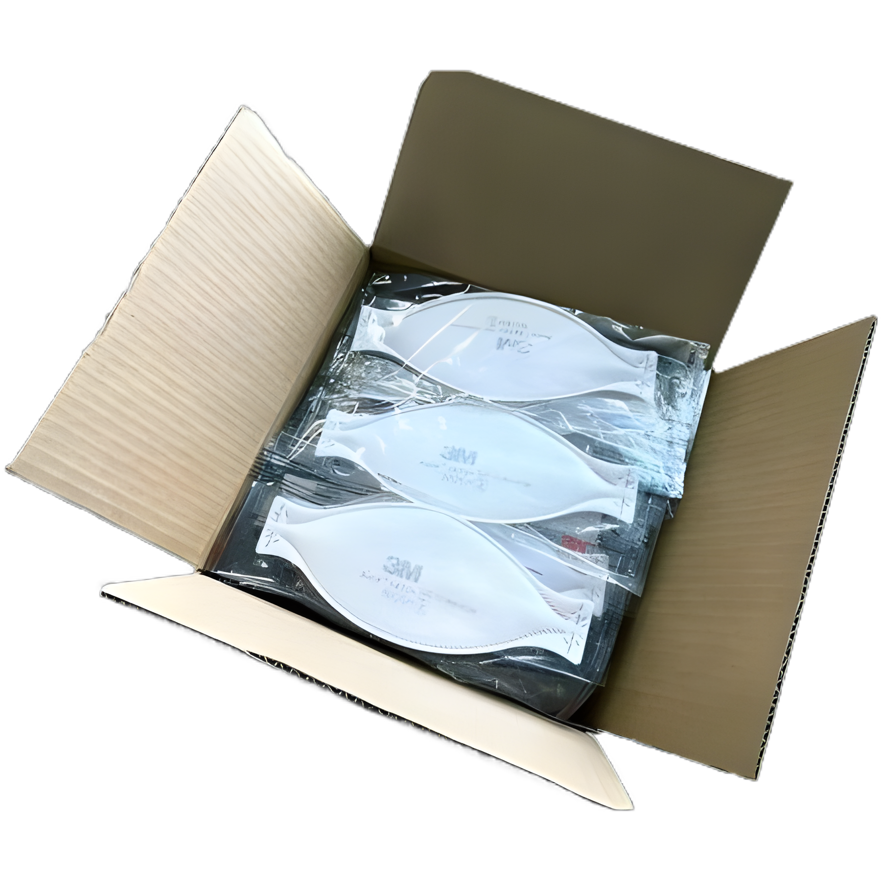 Particulate Respirator Mask 3M™ Aura™ Medical N95 Flat Fold Elastic Strap One Size Fits Most White NonSterile ASTM F1862 Adult