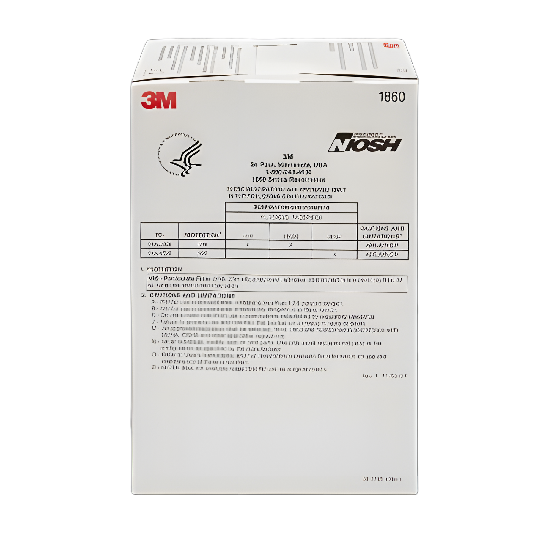 Particulate Respirator / Surgical Mask 3M™ Medical N95 Cup Elastic Strap One Size Fits Most Blue NonSterile ASTM F1862 Adult