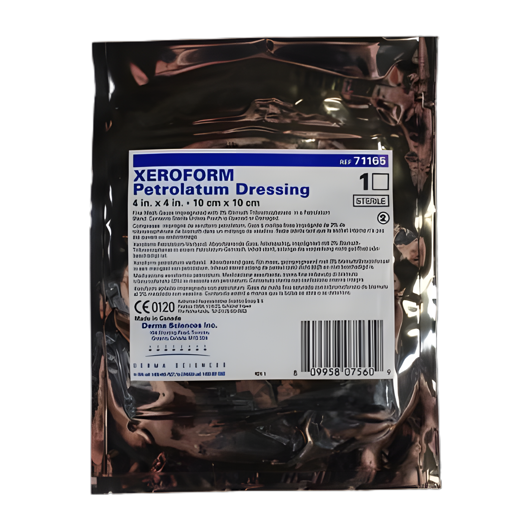 Xeroform Petrolatum Impregnated Dressing Xeroform™ Square 4 X 4 Inch Sterile - DKC71165