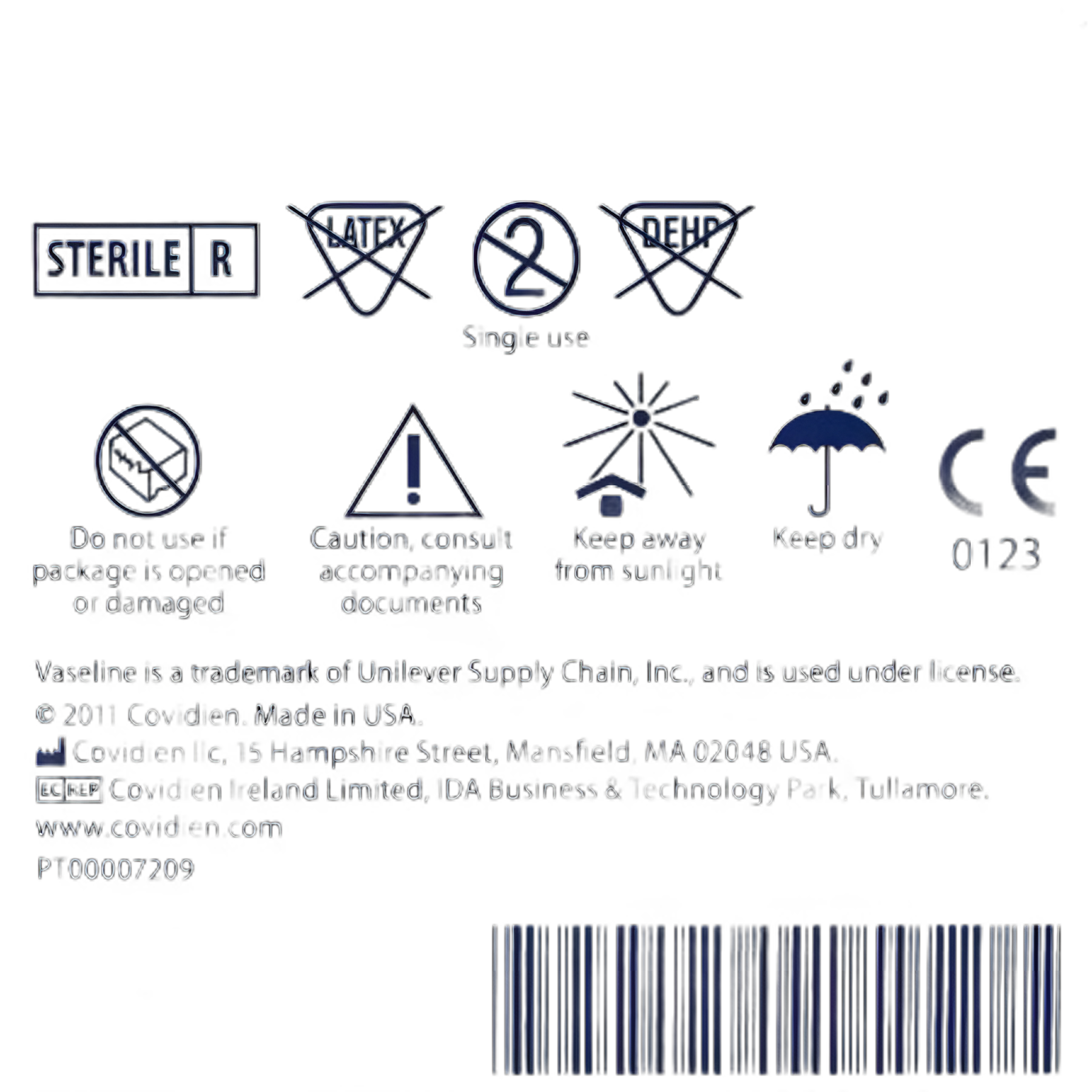 Petrolatum Impregnated Dressing Vaseline® Rectangle 6 X 36 Inch Sterile - 8884416600