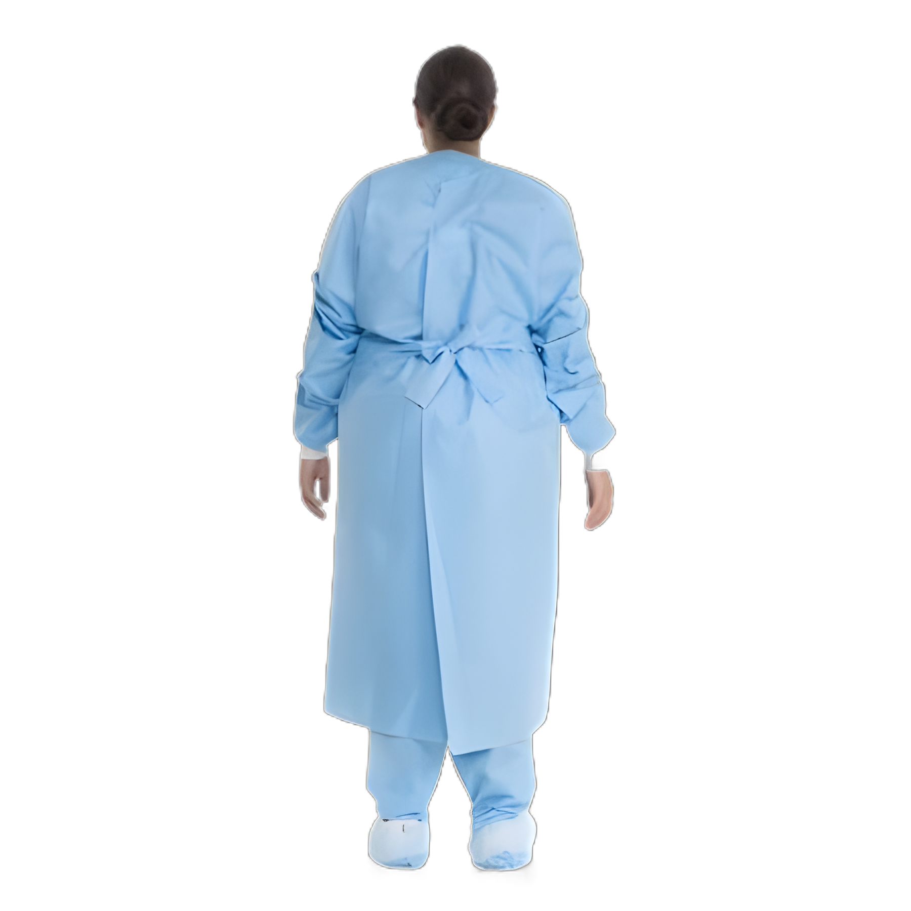 Protective Procedure Gown Halyard X-Large Blue NonSterile Not Rated Disposable
