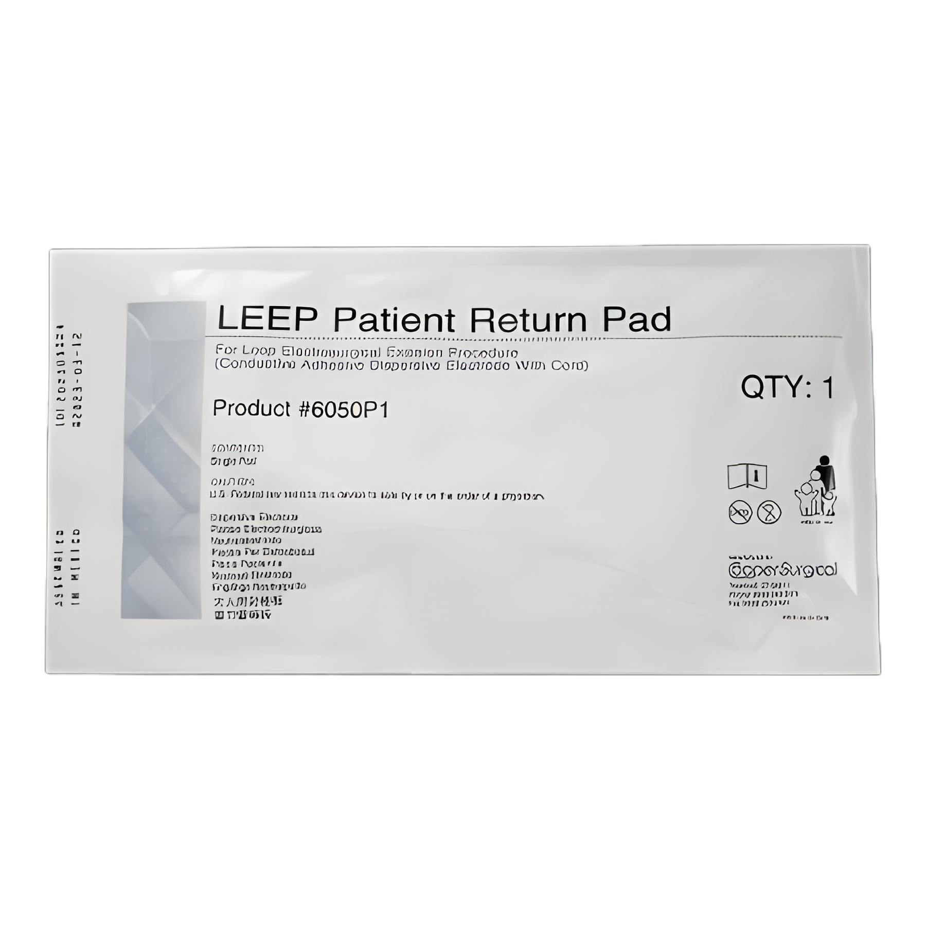 Patient Return Electrode Single Corded - 6050P1