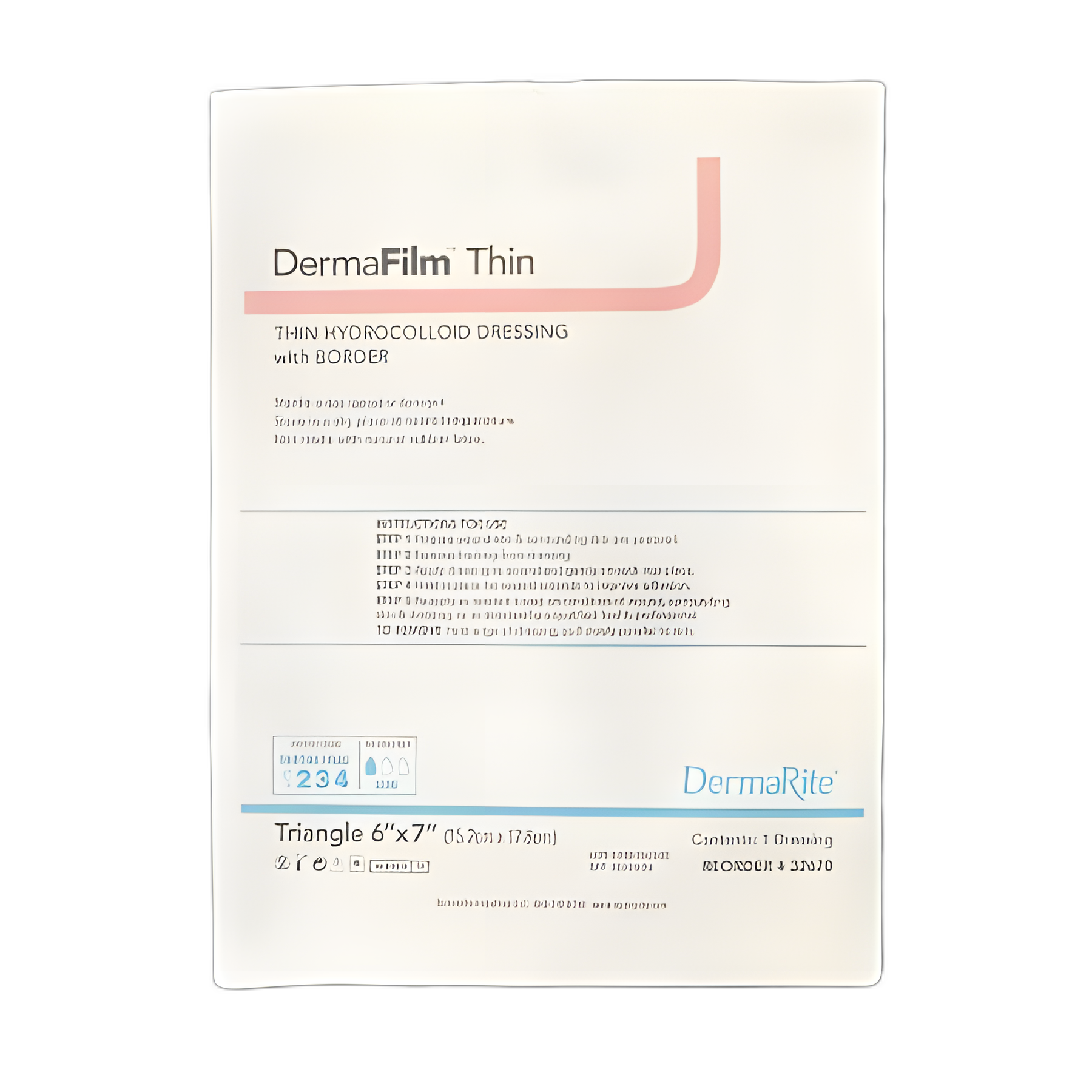 DermaFilm® Hydrocolloid Dressing 6x7 - Advanced Wound Care