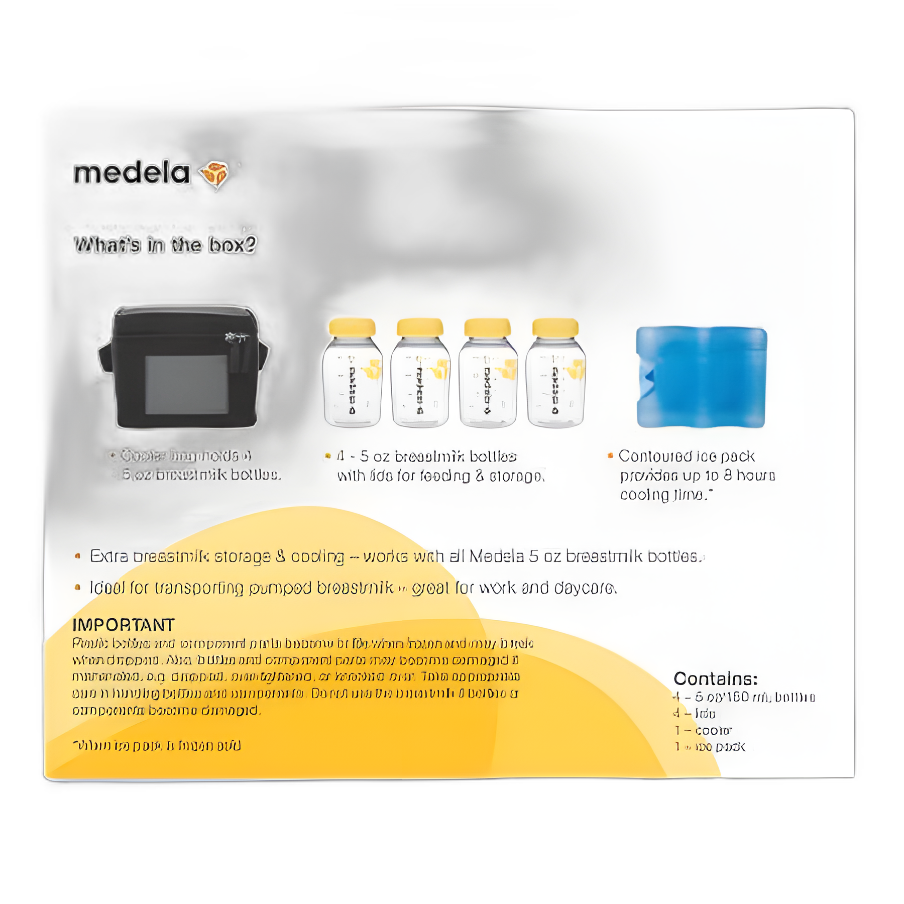 Medela Breast Milk Cooler Set for Freestyle & Pump In Style Bags