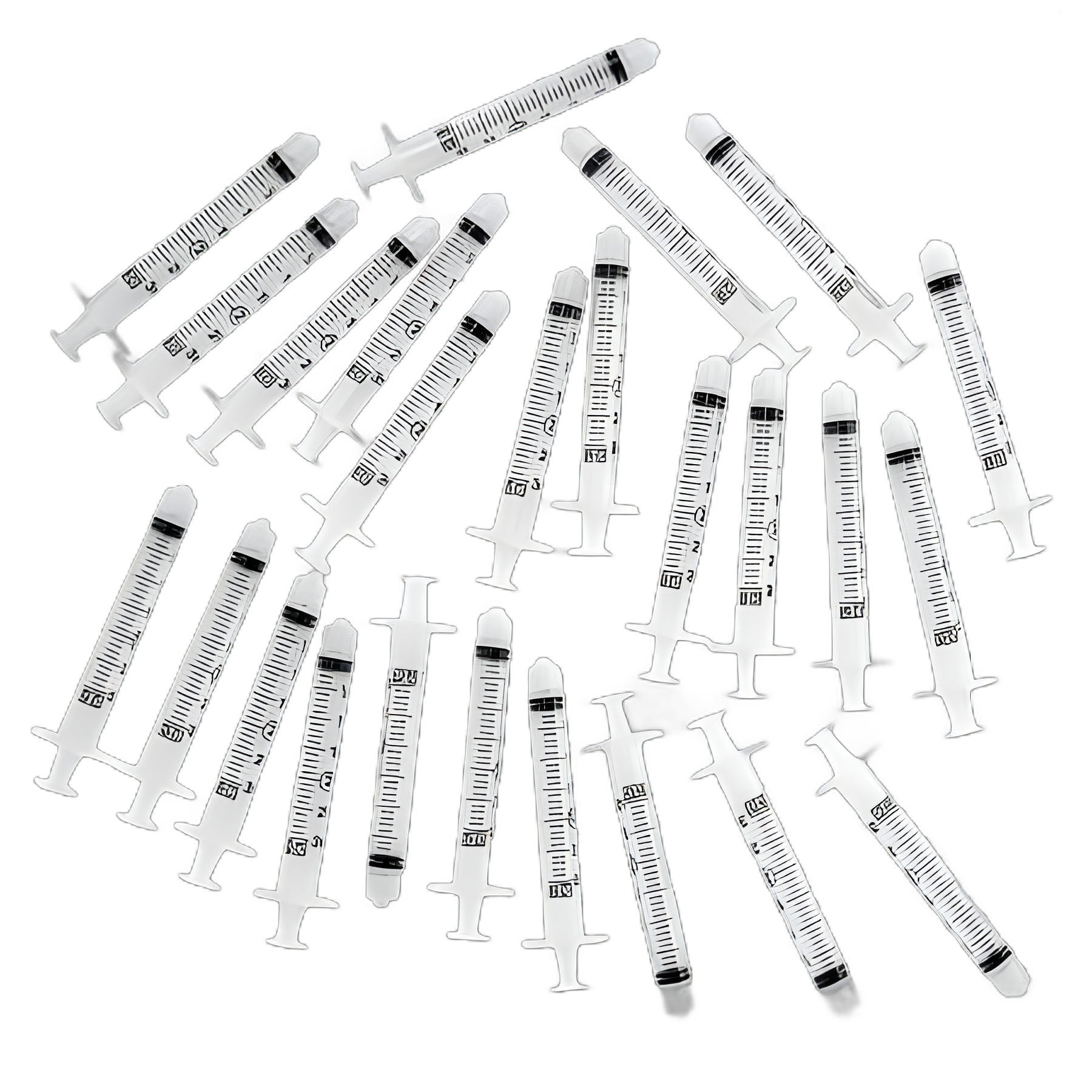 Pharmacy Tray BD™ 3 mL Luer Slip Tip Without Safety