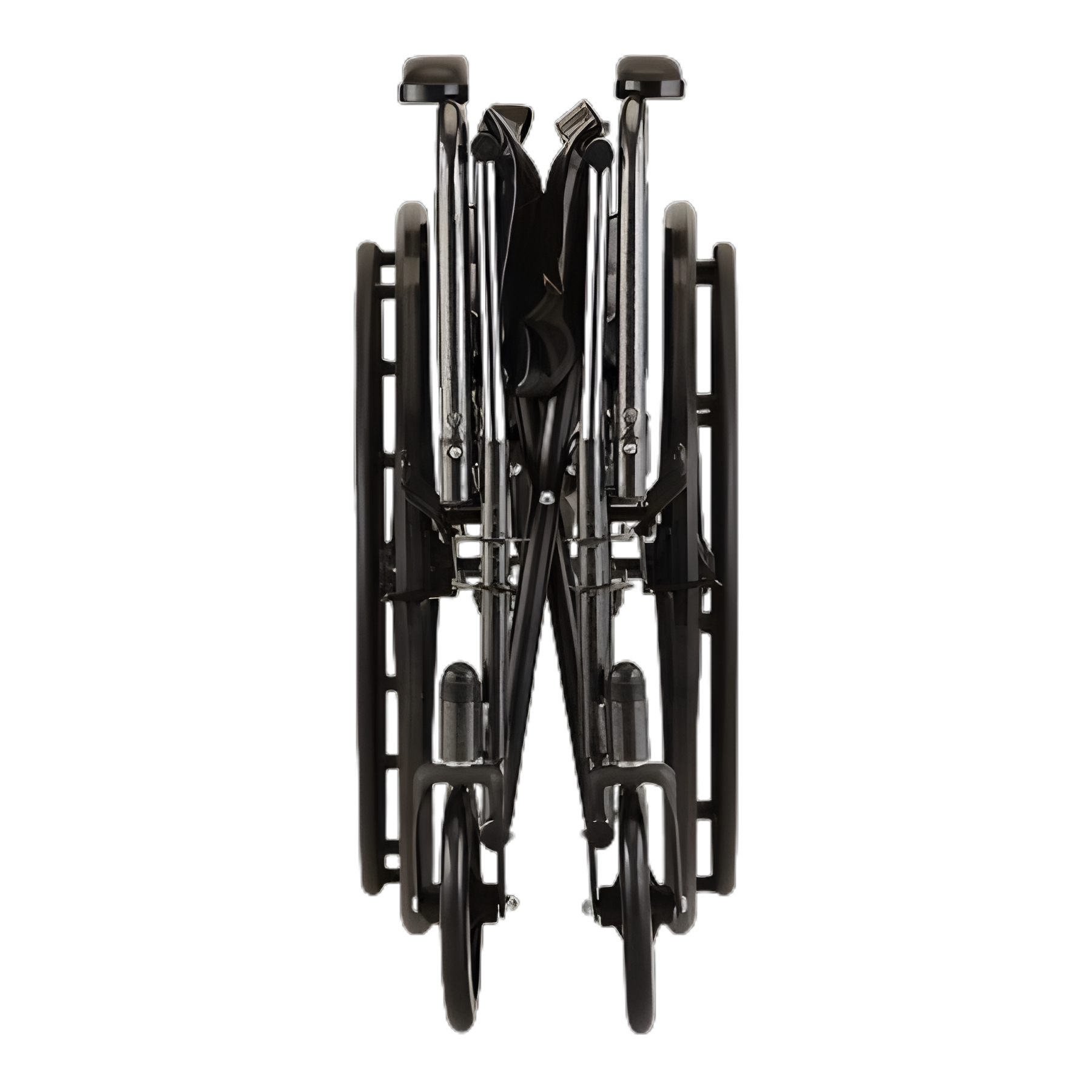 Reclining Wheelchair Nova Full Length Arm Elevating Legrest Black Upholstery 18 Inch Seat Width Adult 300 lbs. Weight Capacity