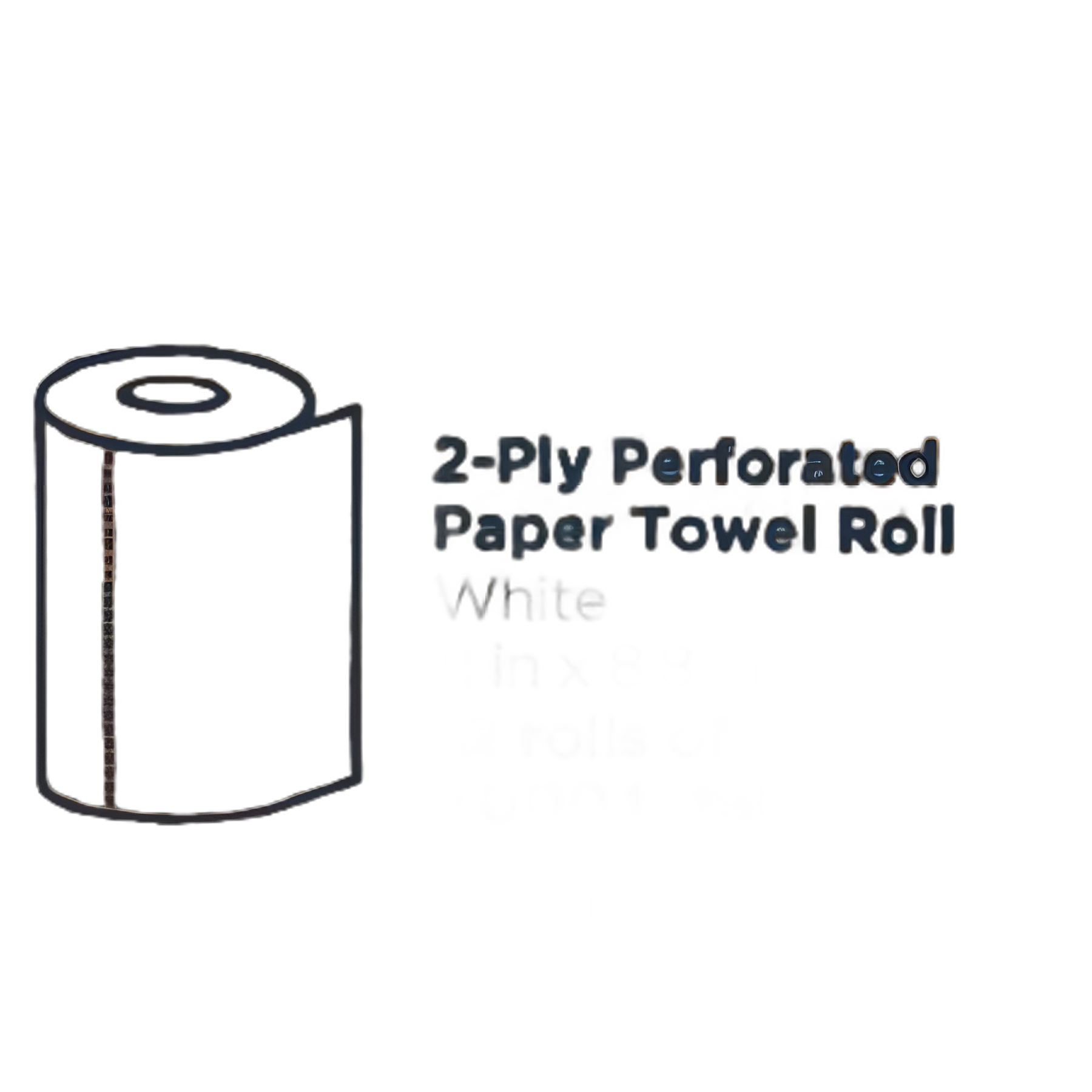 Kitchen Paper Towel Pacific Blue Select™ Perforated Roll 8-4/5 X 11 Inch - 27700