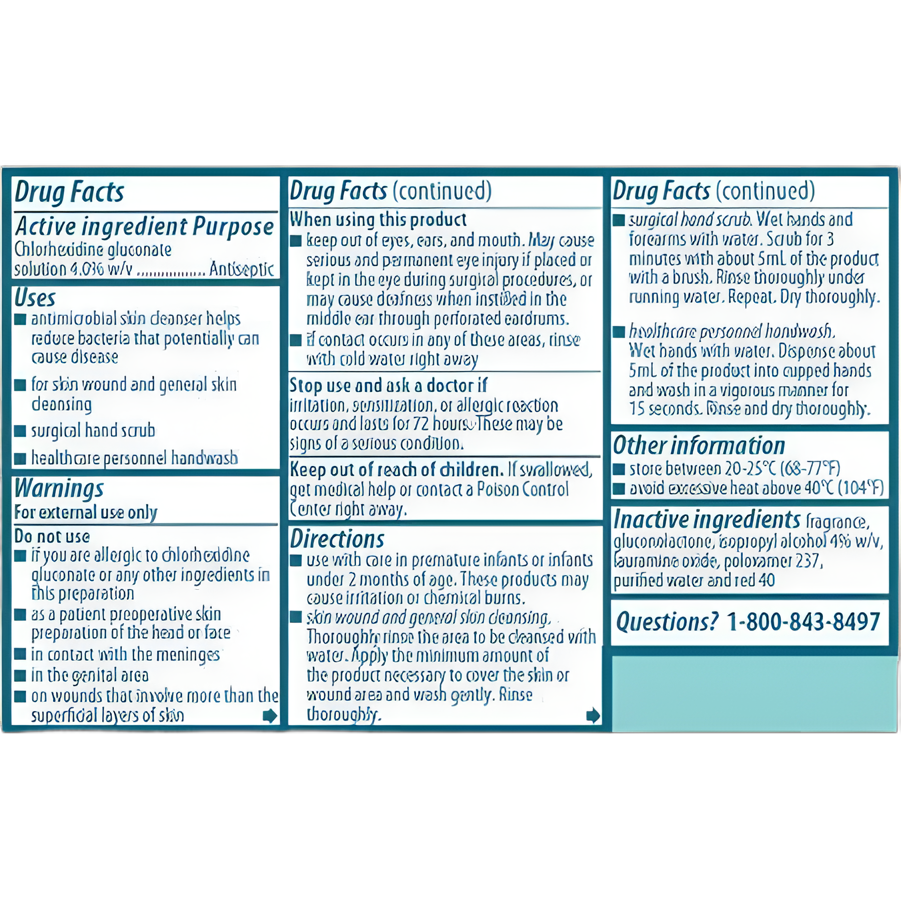Antiseptic / Antimicrobial Skin Cleanser Hibiclens® 4 oz. Bottle 4% Strength CHG (Chlorhexidine Gluconate) NonSterile