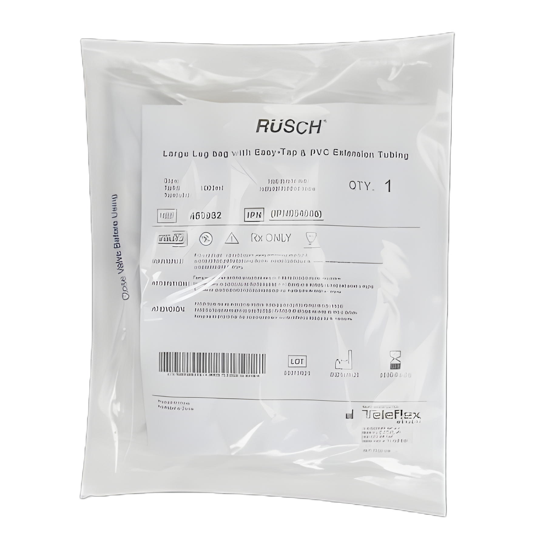 Urinary Leg Bag Easy Tap™ Anti-Reflux Valve Sterile 950 mL Vinyl - 453932