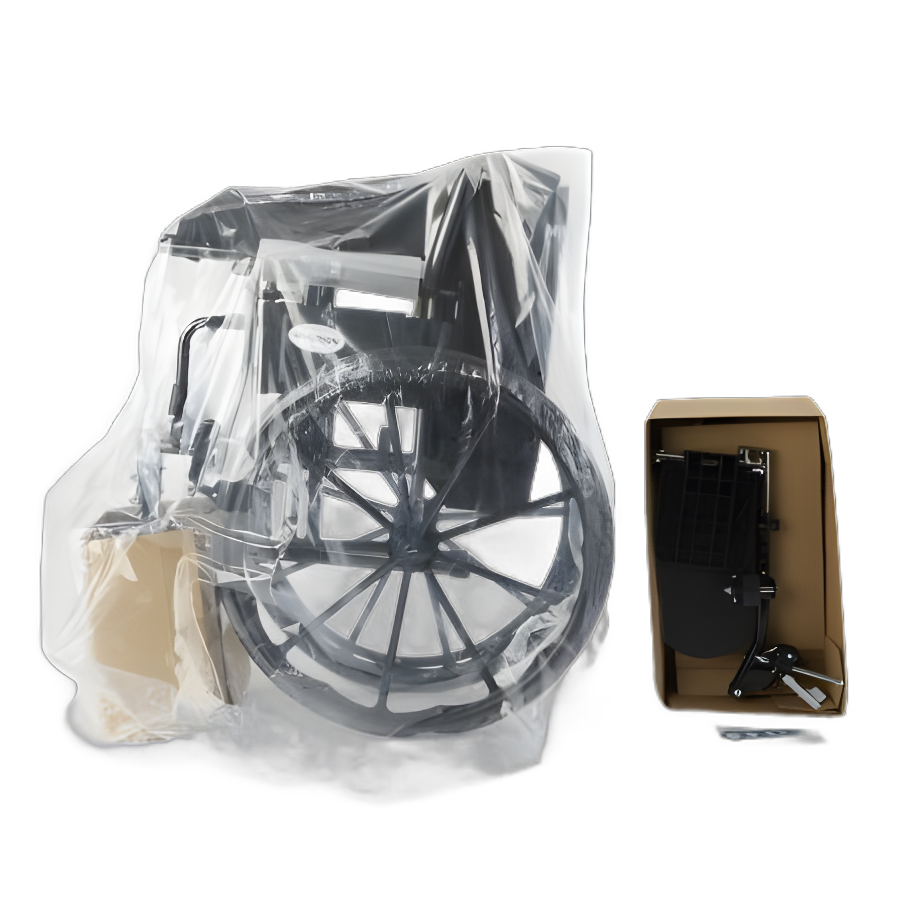 McKesson 18-inch Lightweight Wheelchair with Elevating Leg Rest