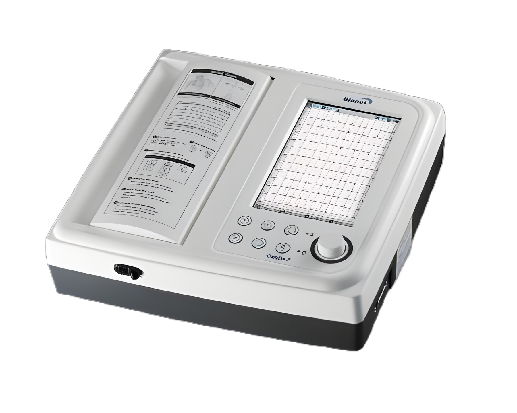 Electrocardiograph Cardio 7 AC Power / Battery Operated LCD Display Resting
