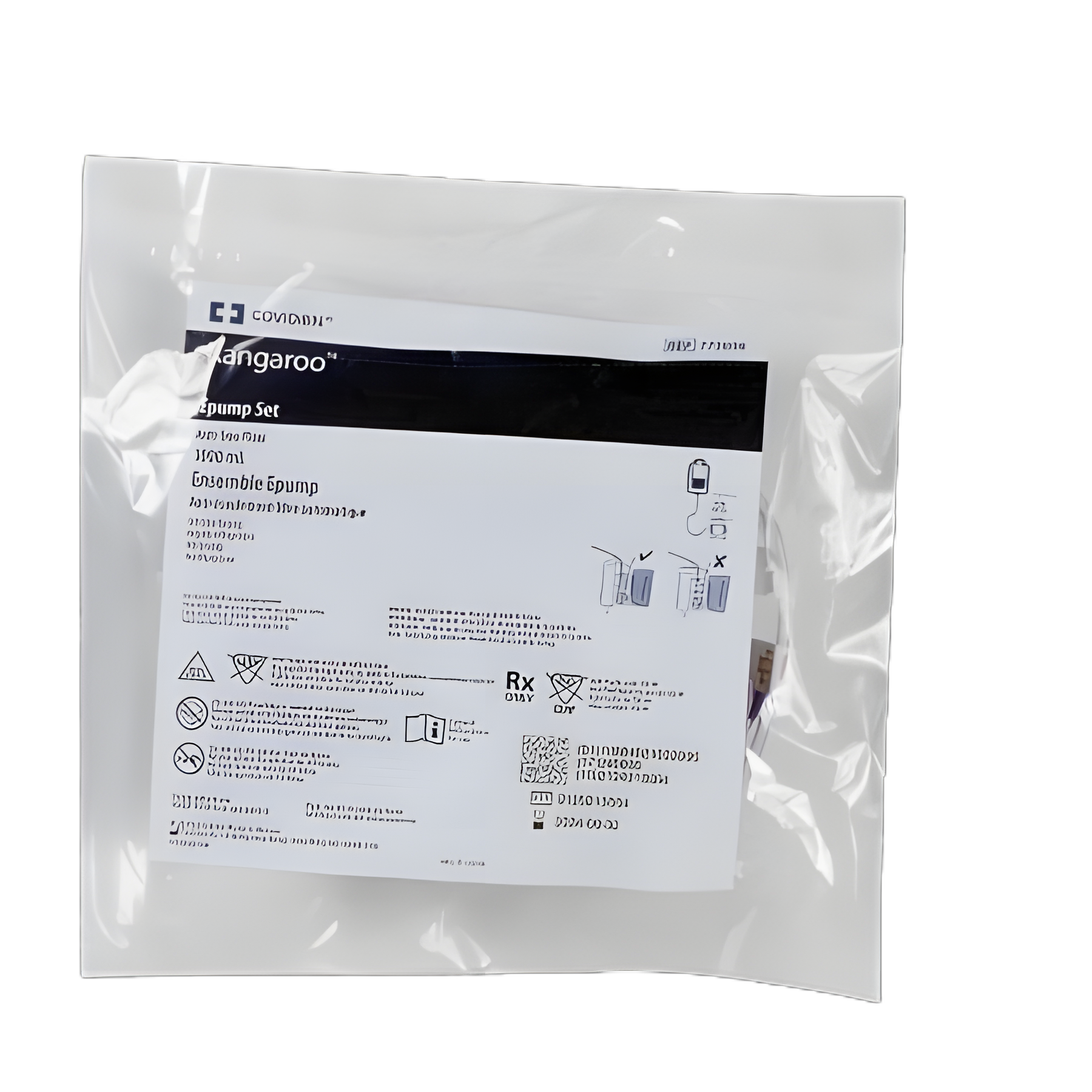 Enteral Feeding Pump Bag Set Kangaroo™ ePump™ 1000 mL DEHP-Free PVC NonSterile