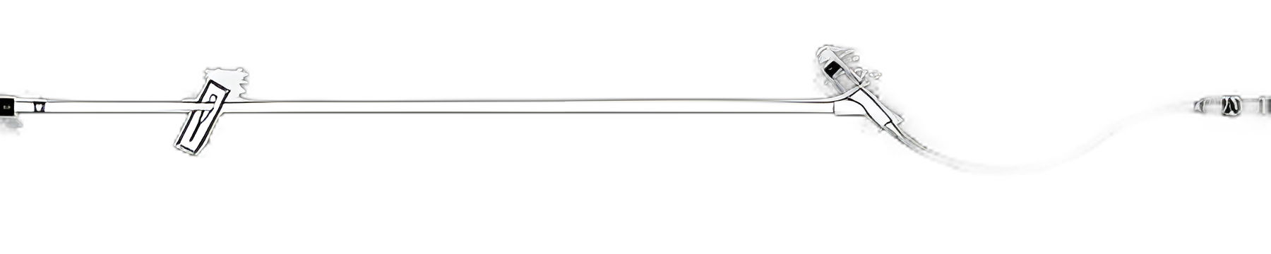 IV Extension Set LifeShield® Needle-Free Port Macro Bore 8 Inch Tubing Without Filter Sterile