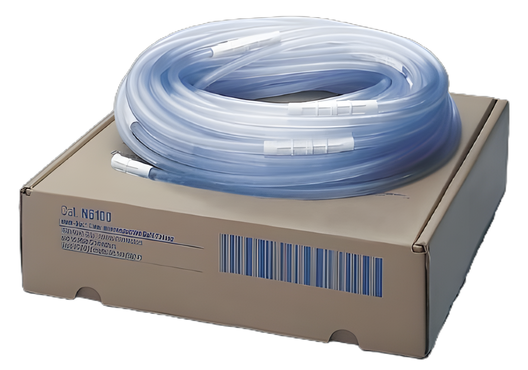 Suction Tubing Medi-Vac® Non-Conductive Non-Conductive Plastic 3/16 Inch I.D. 20 Foot Length Sterile Maxi-Grip and Male / Male Connector
