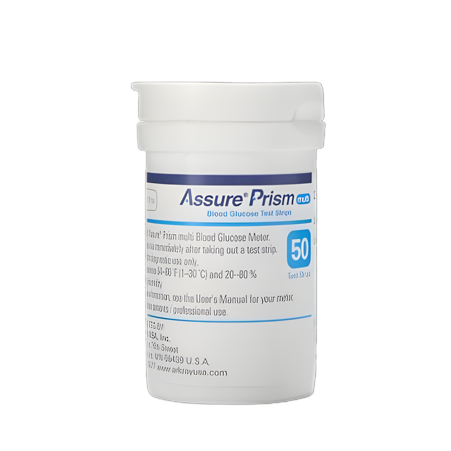 Blood Glucose Test Strips Assure® 50 Strips per Pack