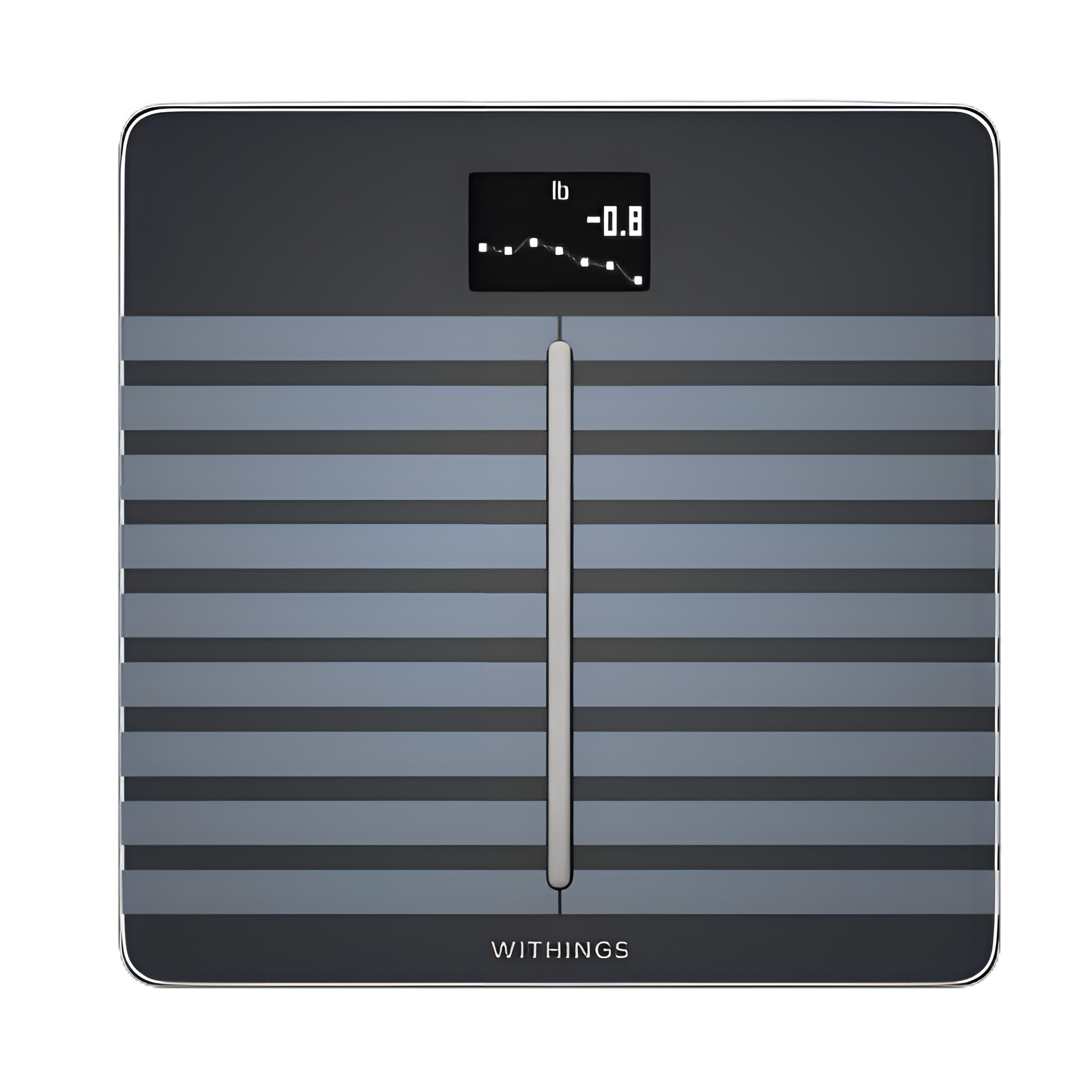 Cardio Body Composition Analyzer Step On Withings LCD Display 5 -> 180kg (9 -> 396lb) Black