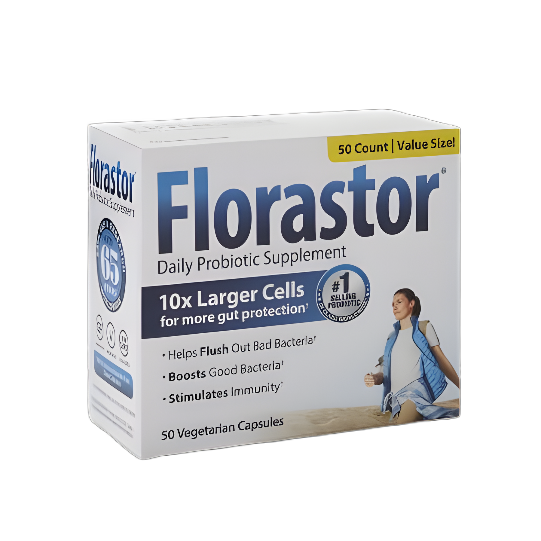 Probiotic Dietary Supplement Florastor® 50 per Bottle Capsule