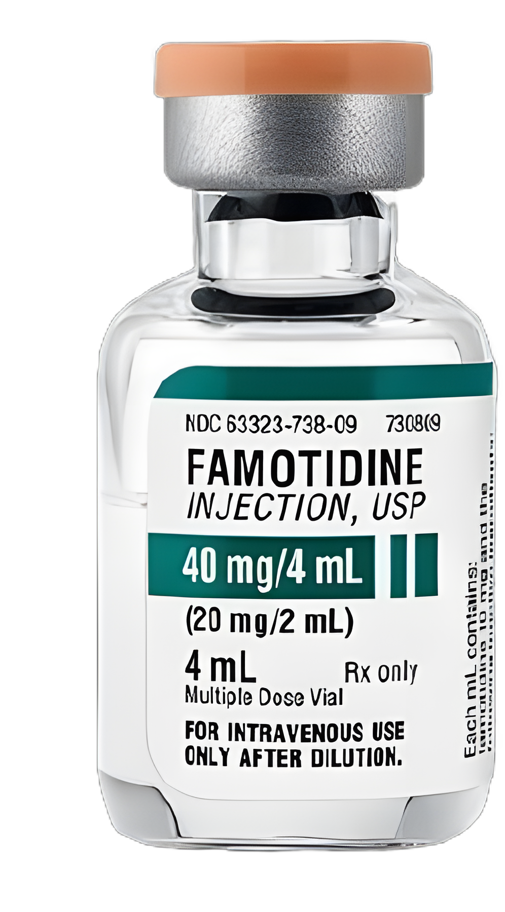Famotidine 10 mg/mL Preservative-Free Injection, Multiple-Dose Vial 4 mL by APP Pharmaceuticals