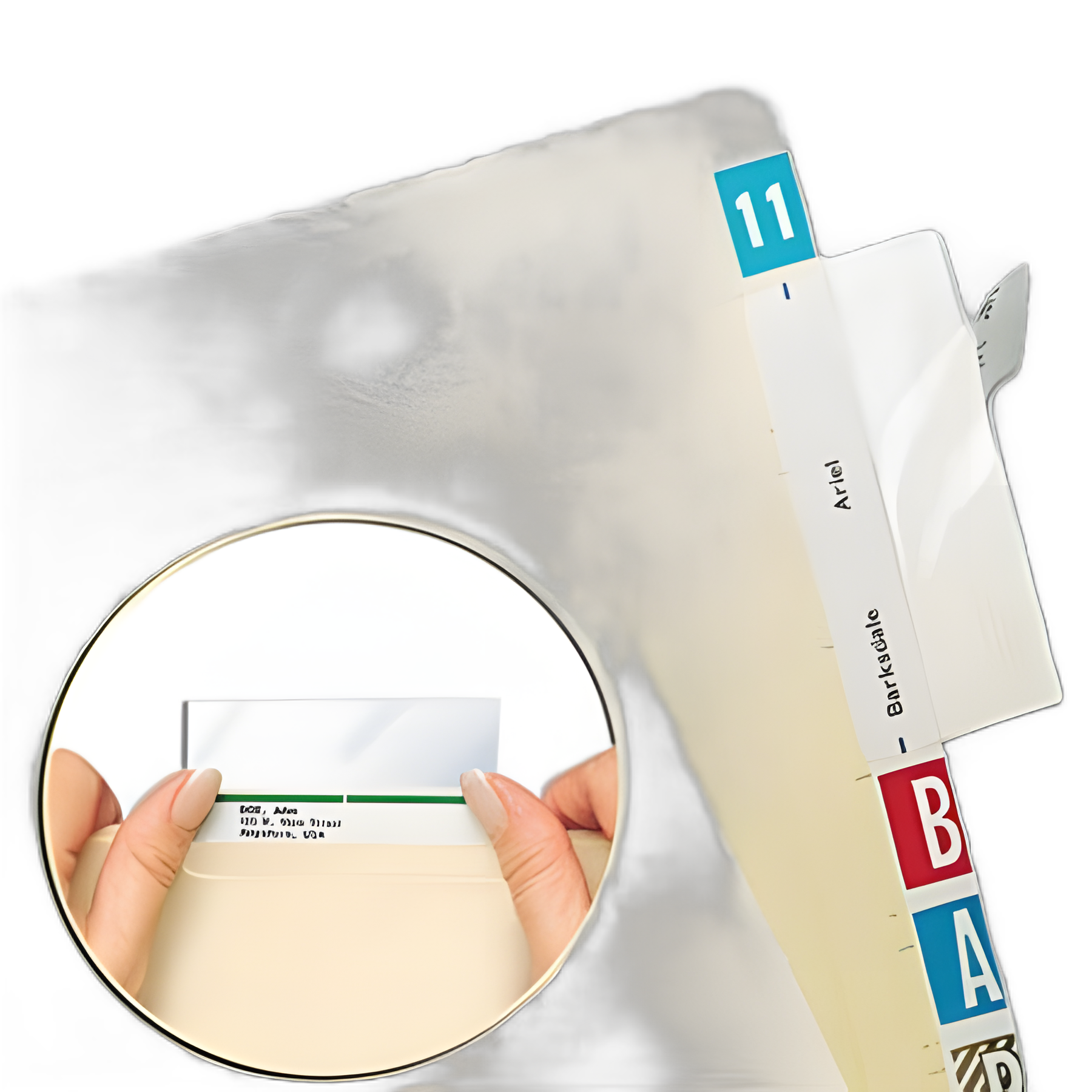 Self-Adhesive Label/File Folder Protector, Top Tab, 3.5 x 2, Clear, 500/Box