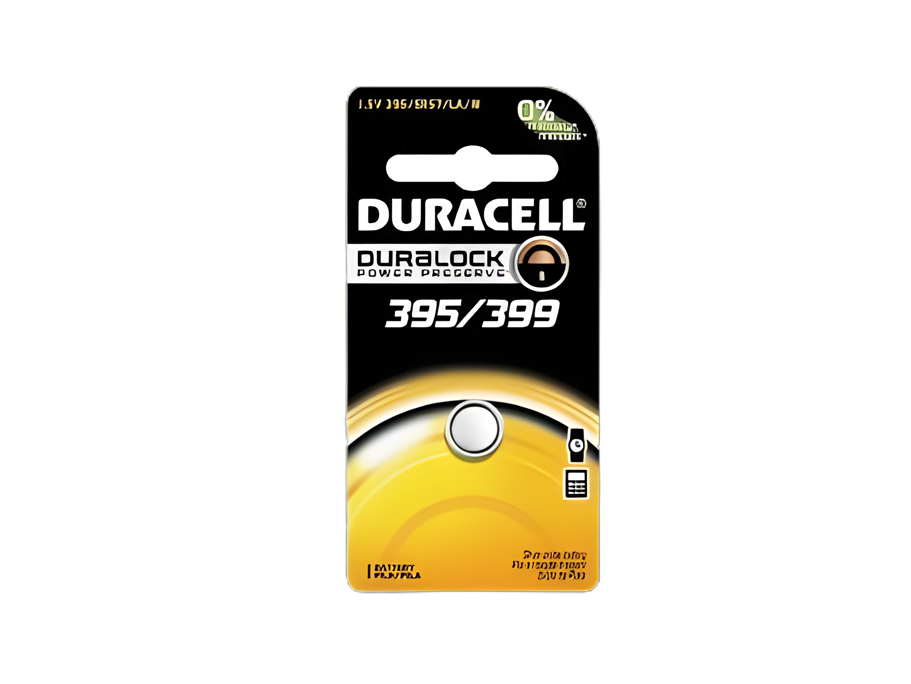 Duracell® 395/399 Silver Oxide Battery 1.5V - Medical Grade
