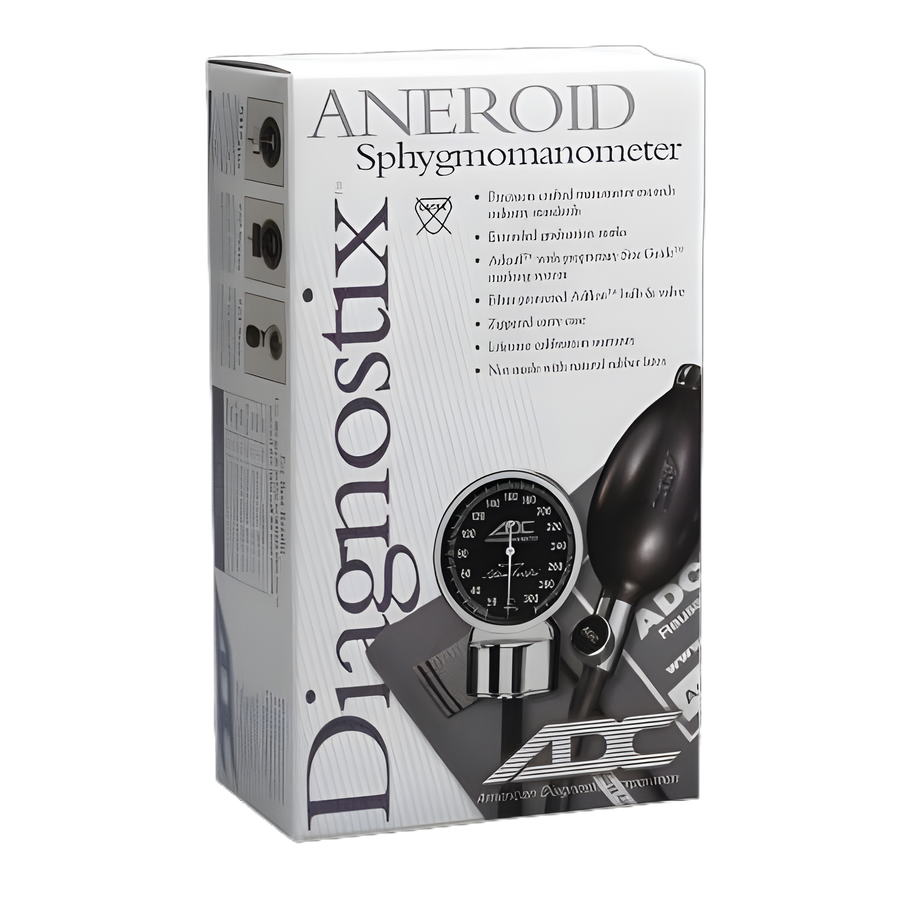 Reusable Aneroid / Stethoscope Set Pro's Combo I™ 23 to 33 cm Adult Cuff Dual Head Sprague Stethoscope Palm Aneroid