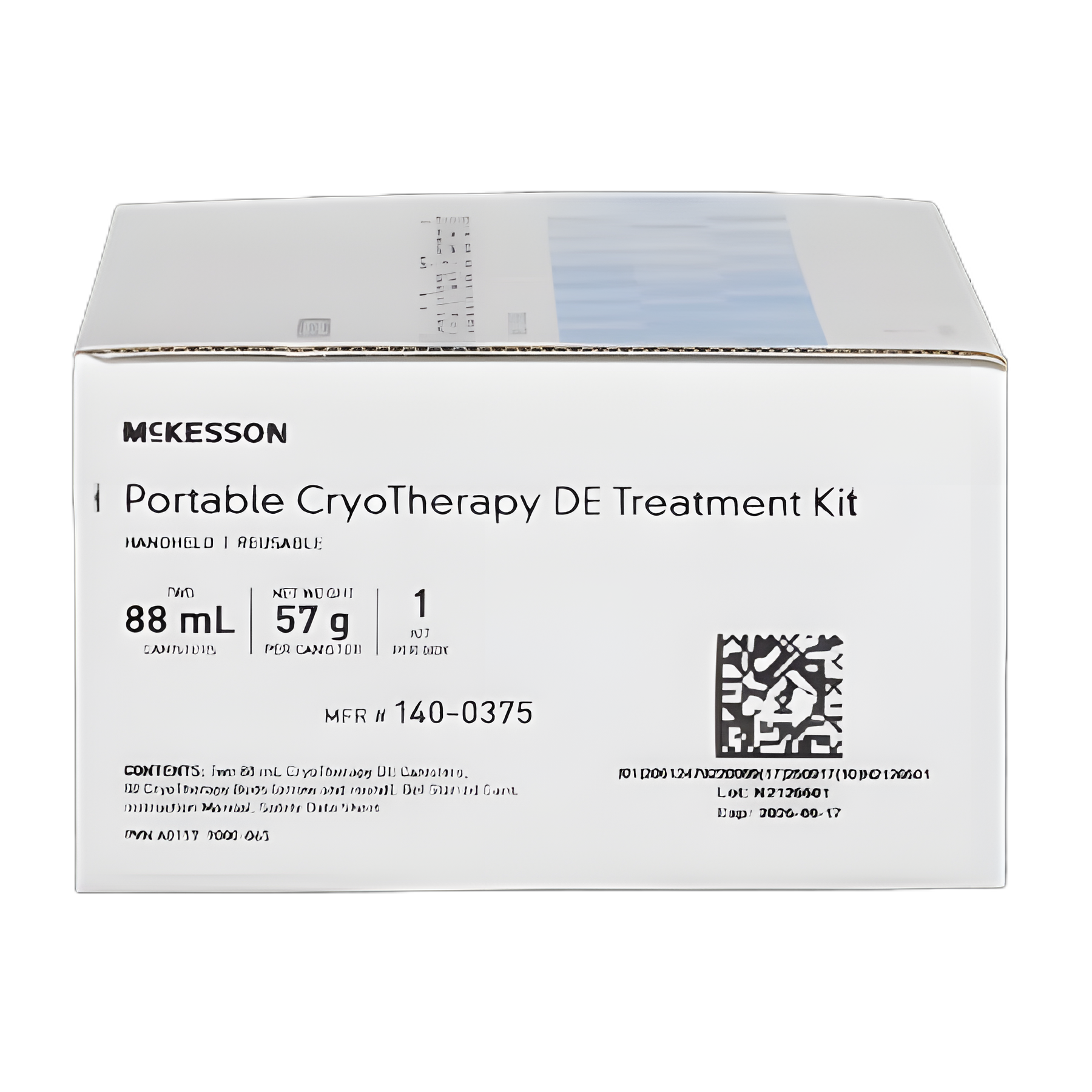 McKesson CryoTherapy DE Treatment Kit with 80 Buds - 88 mL Canisters