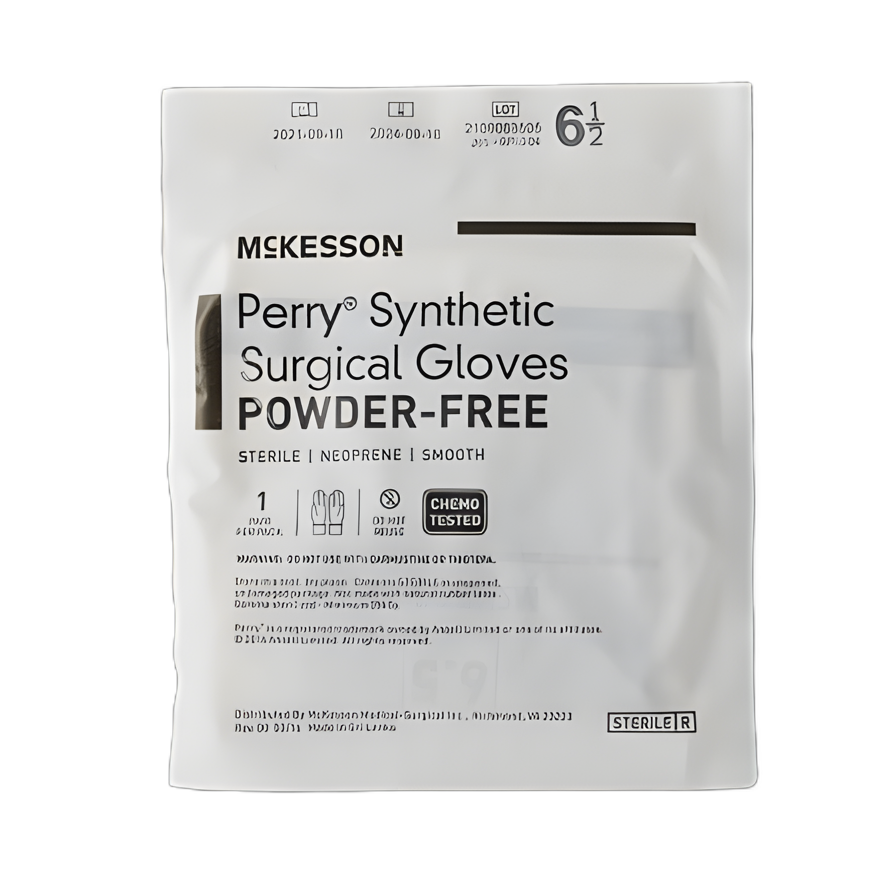 McKesson Perry Performance Plus Size 6.5 Sterile Surgical Gloves