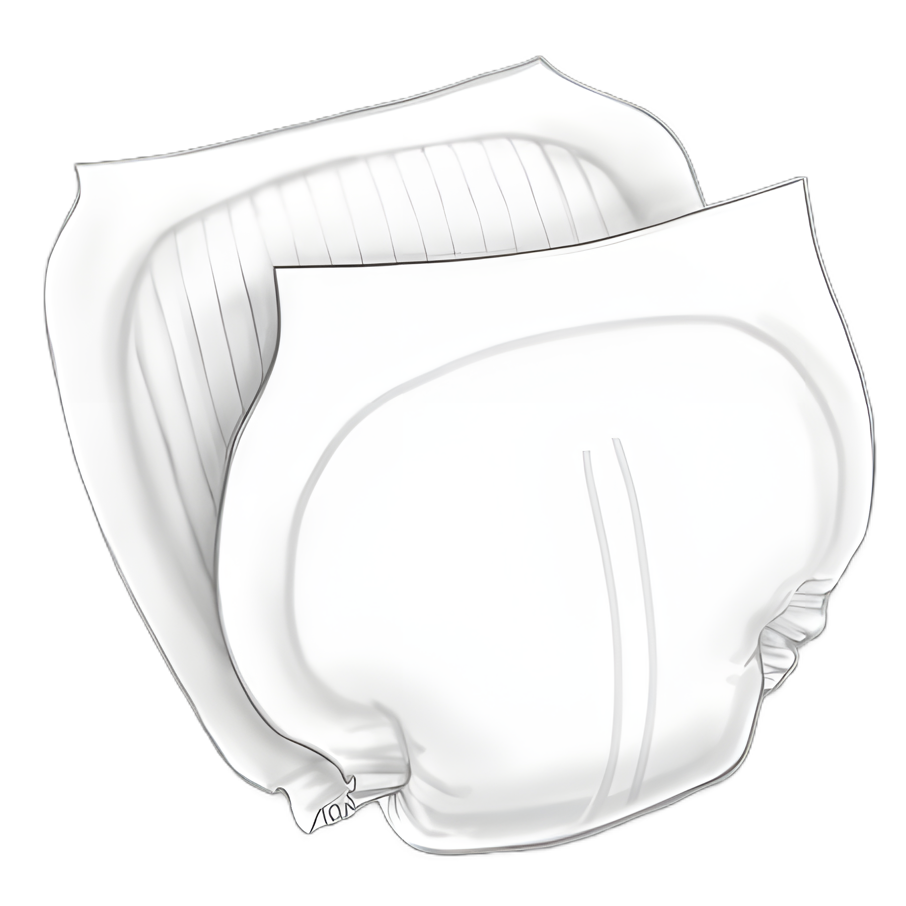 Incontinence Liner Wings™ 13 X 24 Inch Moderate Absorbency Superabsorbant Core One Size Fits Most