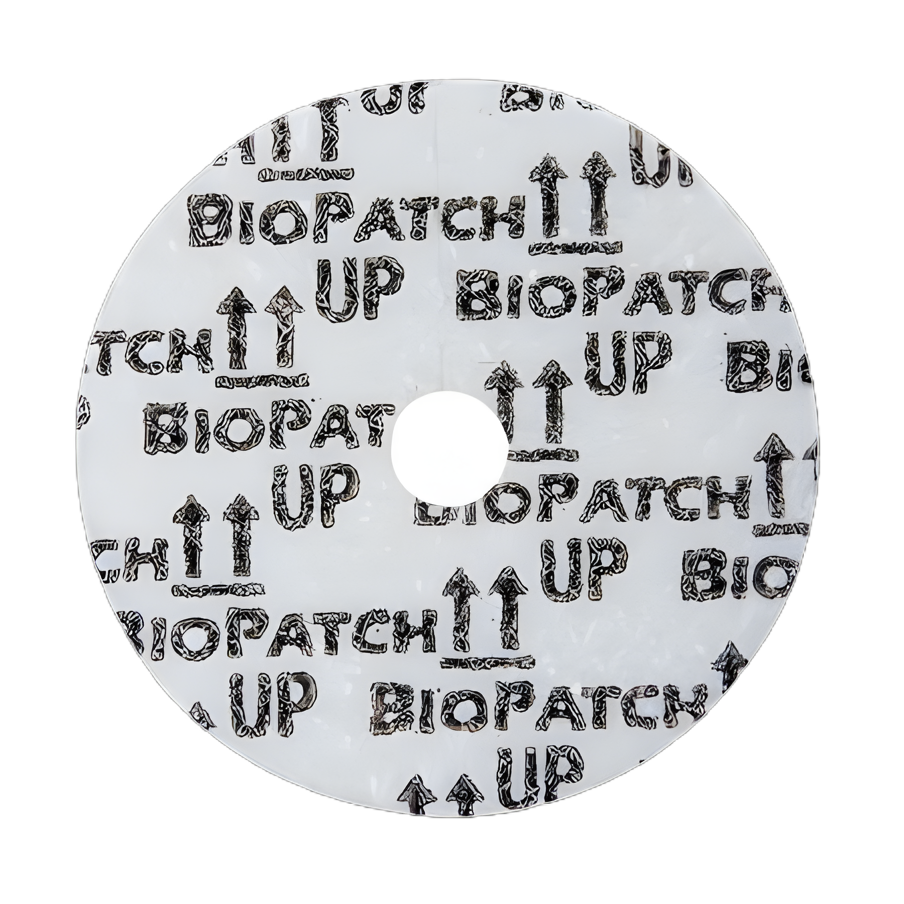 I.V. Dressing with CHG Biopatch® CHG (Chlorhexidine Gluconate) 1 Inch Disk With 4.0mm Center Hole Sterile