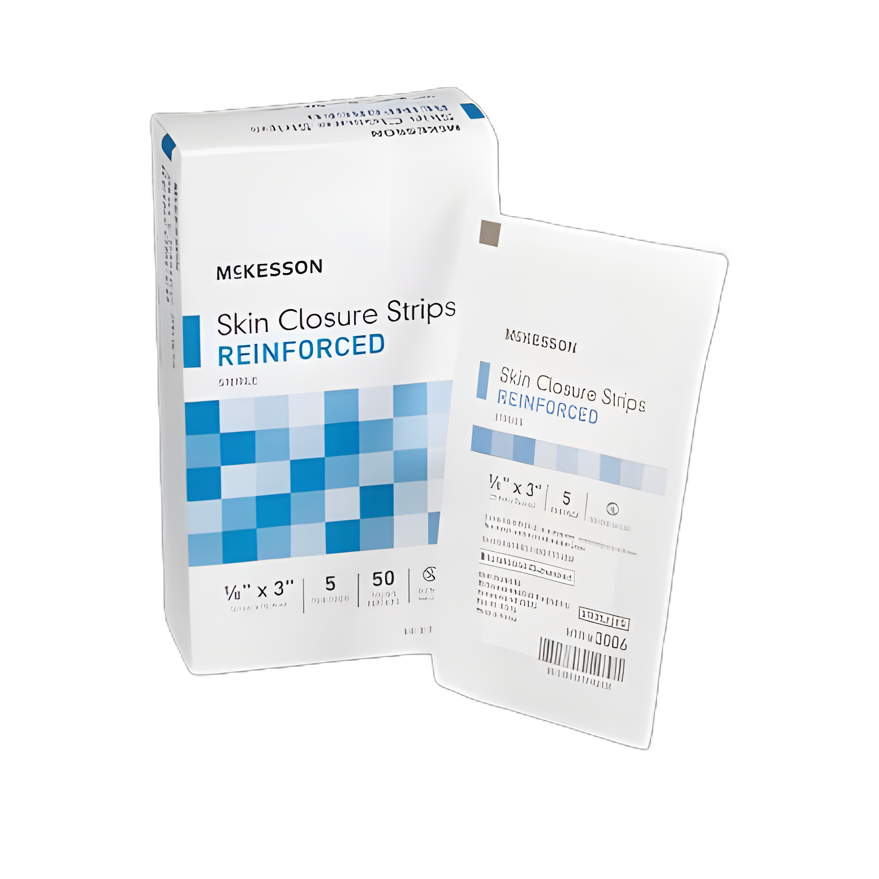 Skin Closure Strip McKesson 1/8 X 3 Inch Nonwoven Material Reinforced Strip White