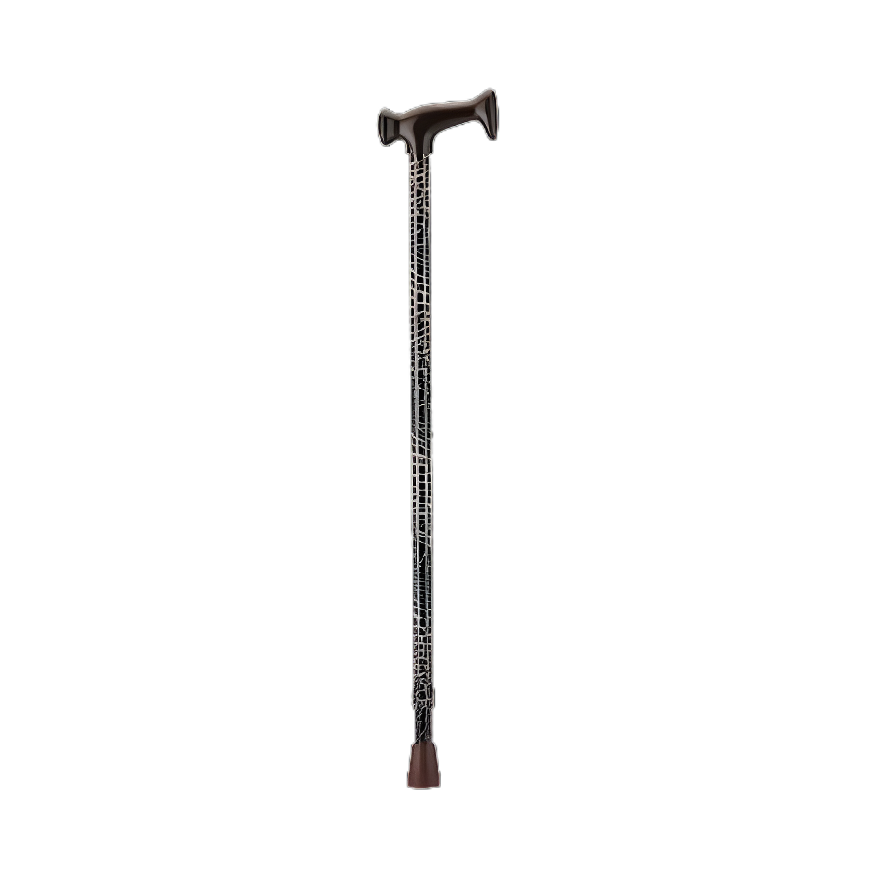 Nova T-Handle Aluminum Cane, Adjustable 28-39 Inch, Leopard Print - Durable Mobility Aid