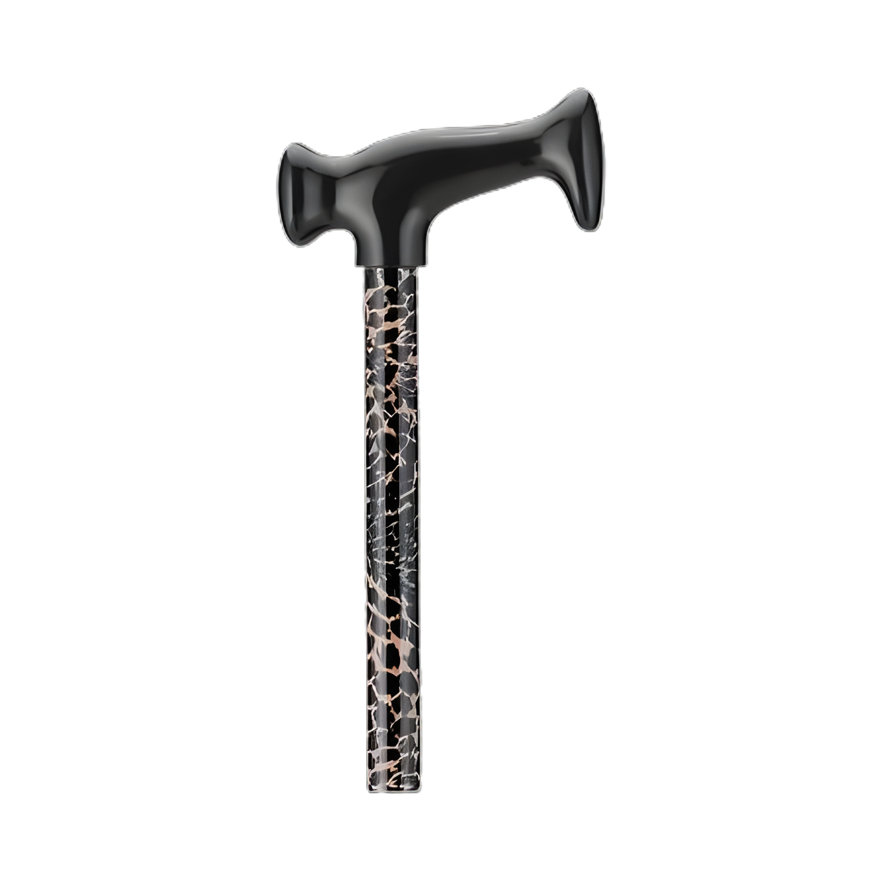 Nova T-Handle Aluminum Cane, Adjustable 28-39 Inch, Leopard Print - Durable Mobility Aid