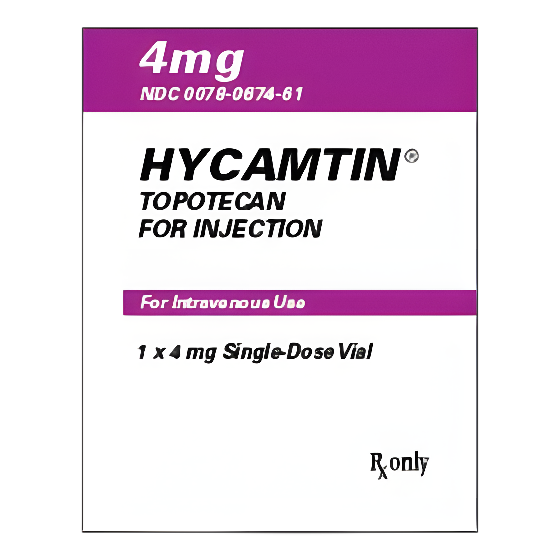 Hycamtin Topotecan 4 mg Preservative-Free Injection