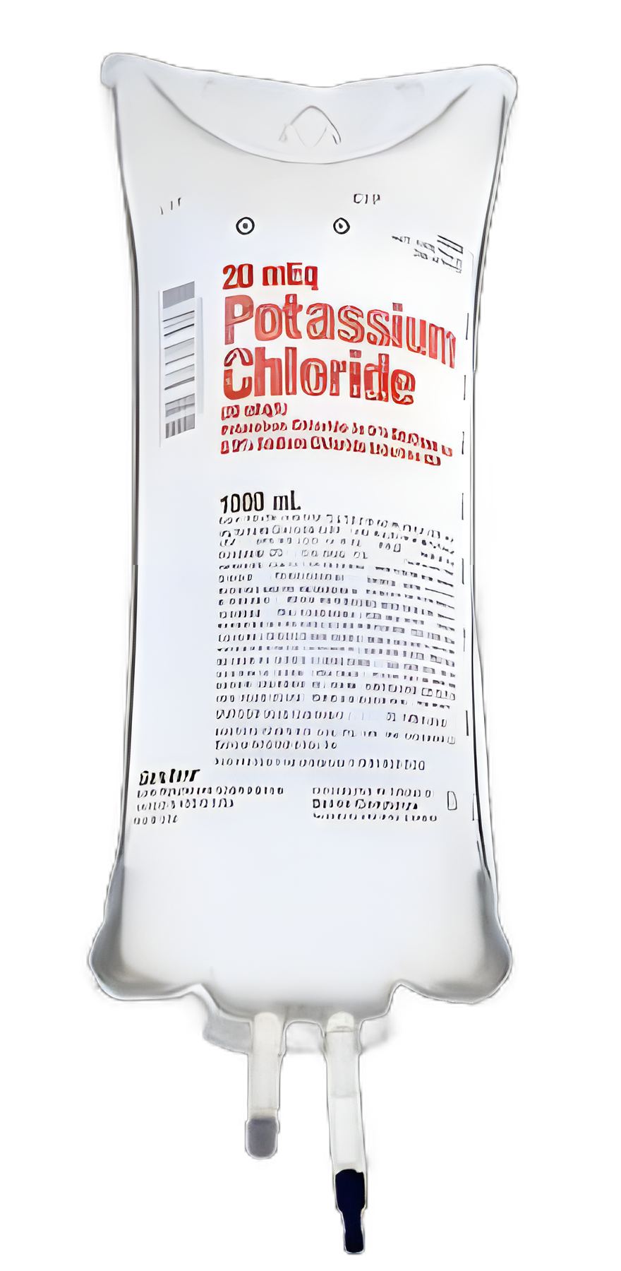 Replacement Preparation Potassium Chloride / Dextrose 5% / Sodium Chloride 0.9% 20 mEq / 1,000 mL IV Solution Flexible Bag 1,000 mL - 2B2434X