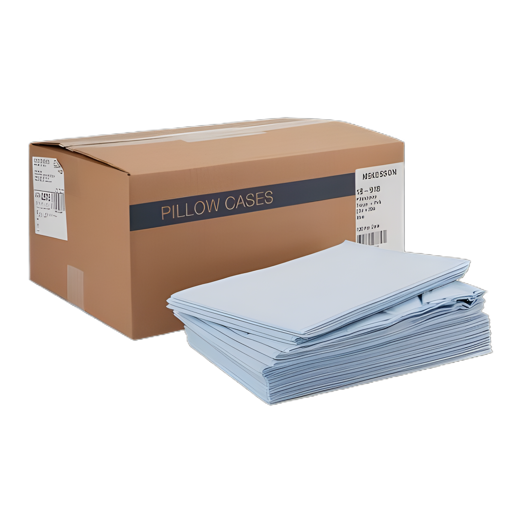 McKesson Blue Disposable Pillowcase 21x30 - Tissue/Poly