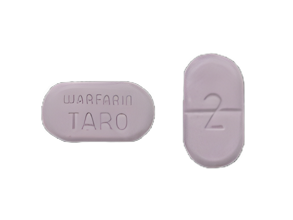 Warfarin Sodium 2 mg Tablet Bottle 100 Tablets - 51672402801