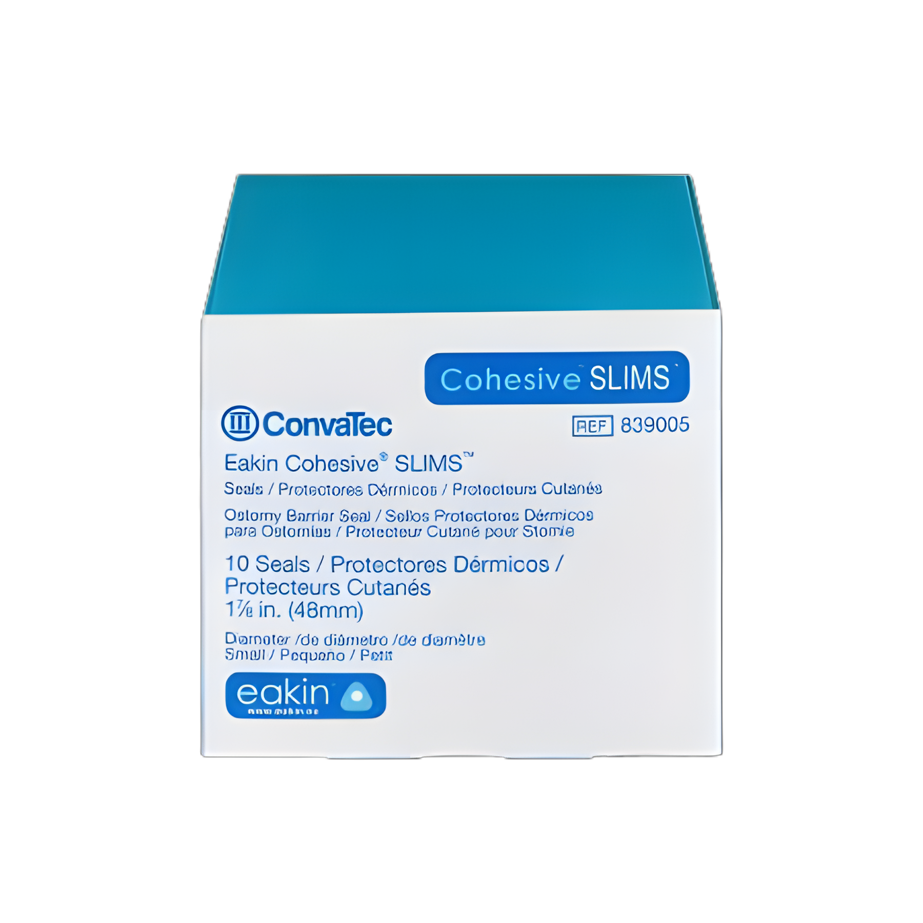 Ostomy Barrier Seal Eakin Cohesive® Slim, Outer Diameter 2 Inch, Thickness 1/8 Inch