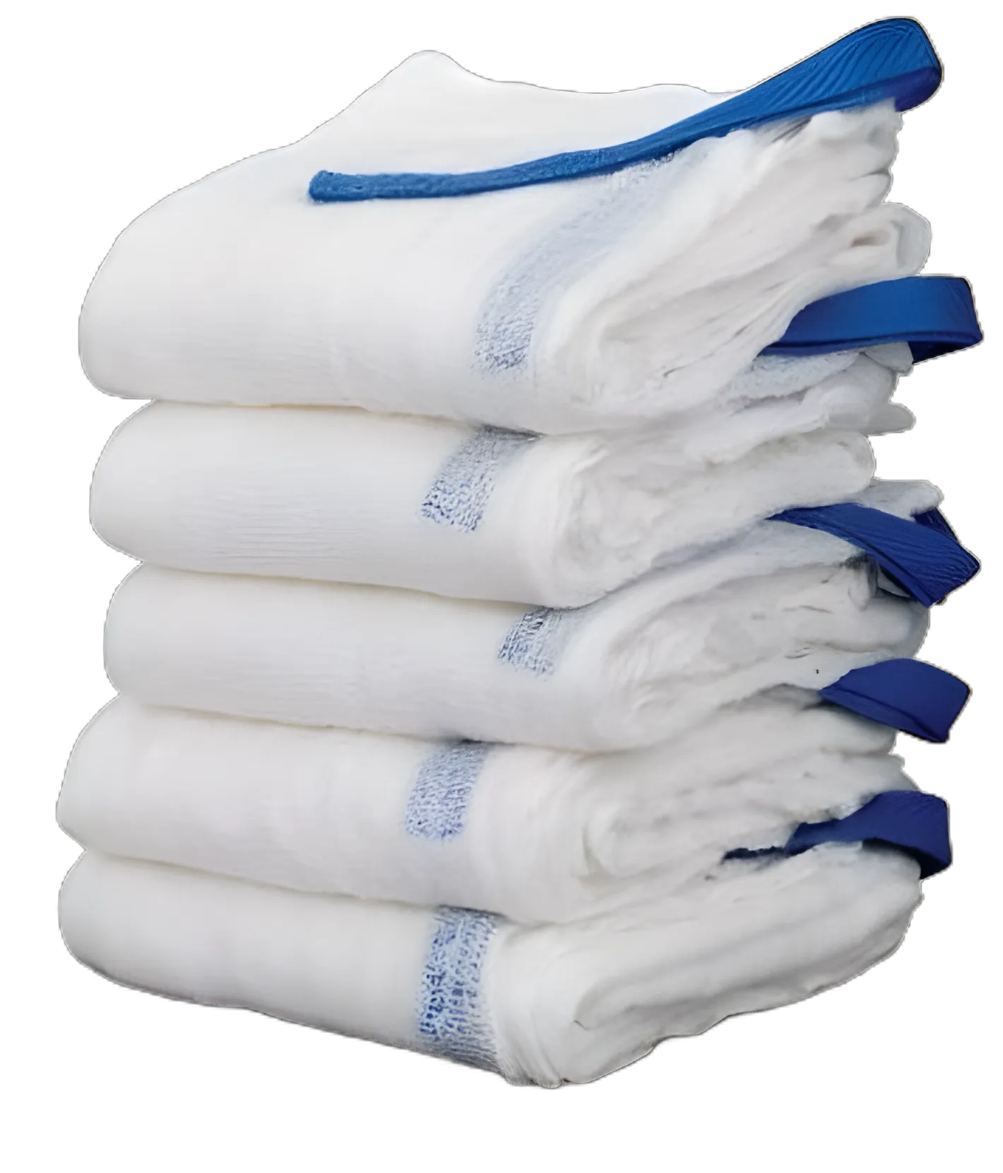 Surgical Laparotomy Sponge X-Ray Detectable Cotton 4 X 18 Inch 5 Count Pouch Sterile - 408