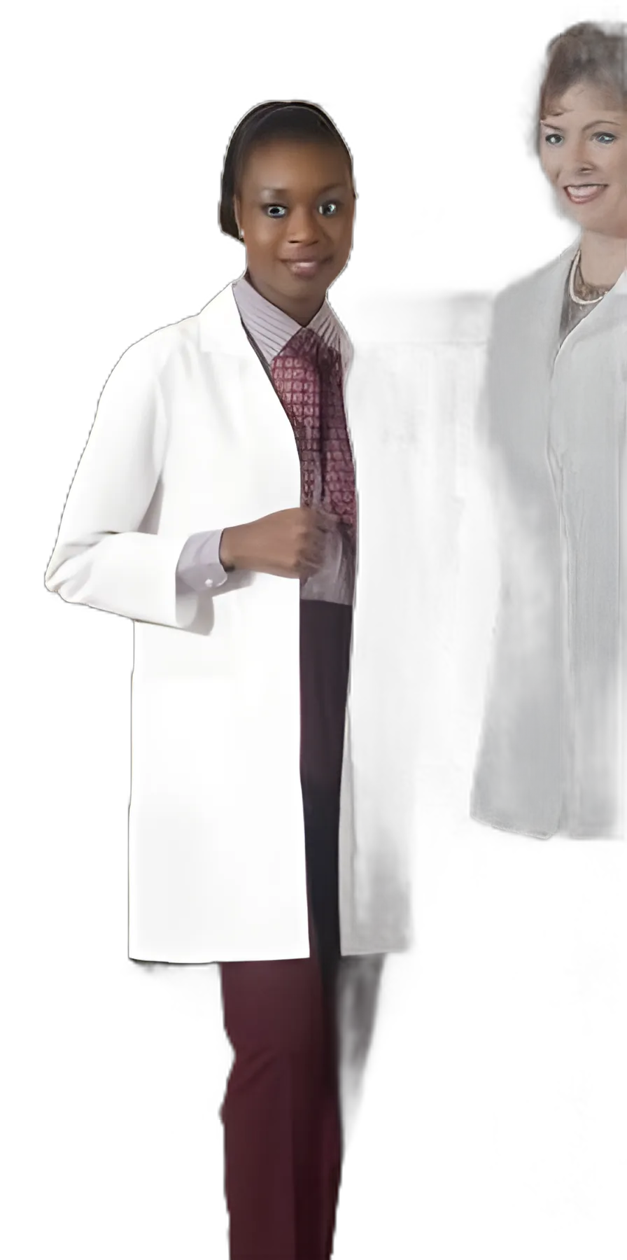 Lab Coat White X-Large Knee Length 65% Polyester / 35% Cotton Reusable - 444-XL